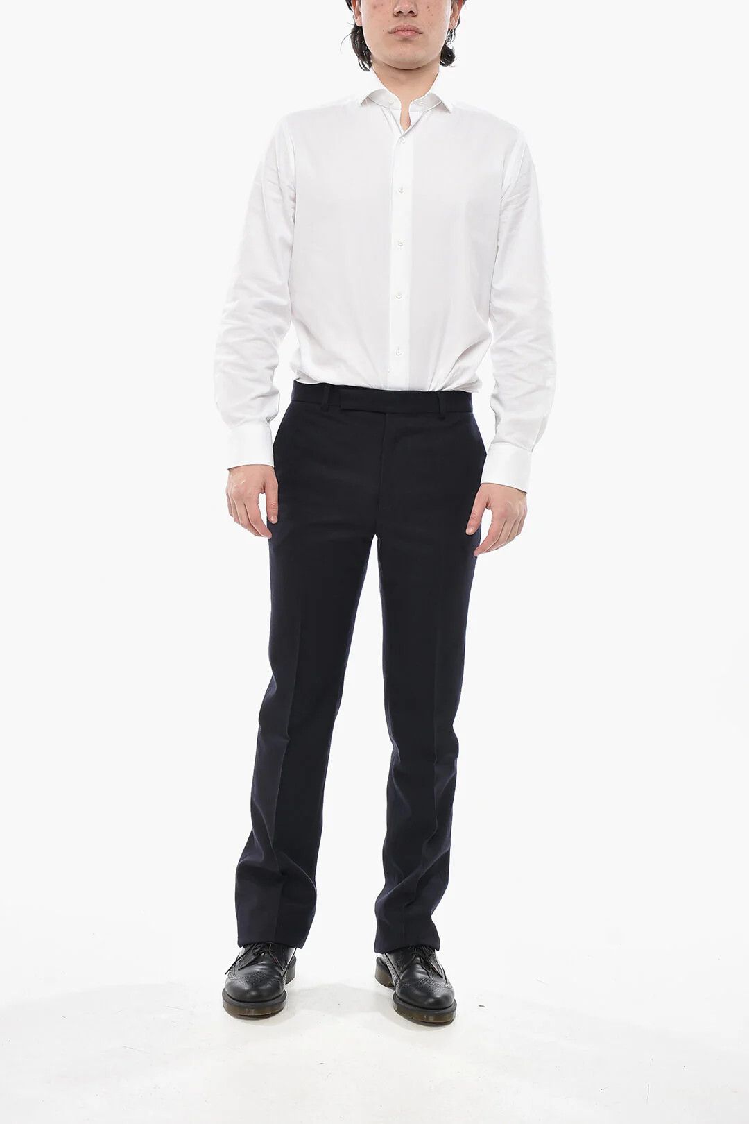 Givenchy og1mm0326 Virgin Wool 4-Pocket Pant in Blue Size US 30 / EU 46 - 4 Thumbnail