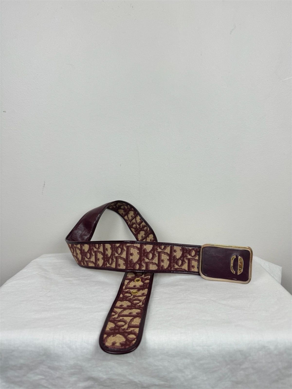 Dior Leather belt Christian Dior CD original luxury casual item Size ONE SIZE - 2 Thumbnail