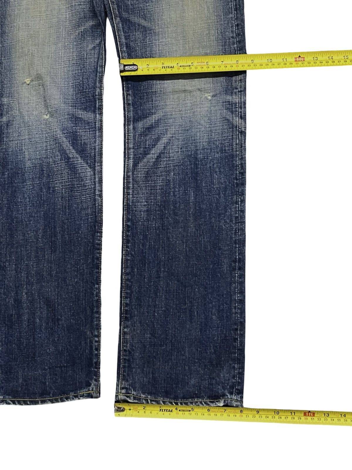 Eternal Vintage ETERNAL Japanese Denim | Vintage Faded Honeycomb Size US 33 - 19 Thumbnail