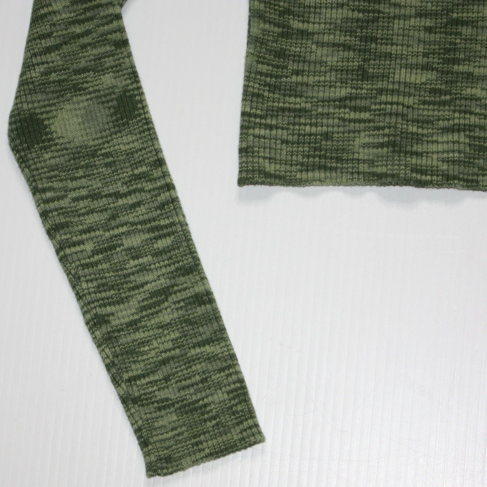 Other L.A. Heart Mock Neck Sweater Top in Space Dye Green Color Size S / US 4 / IT 40 - 4 Thumbnail