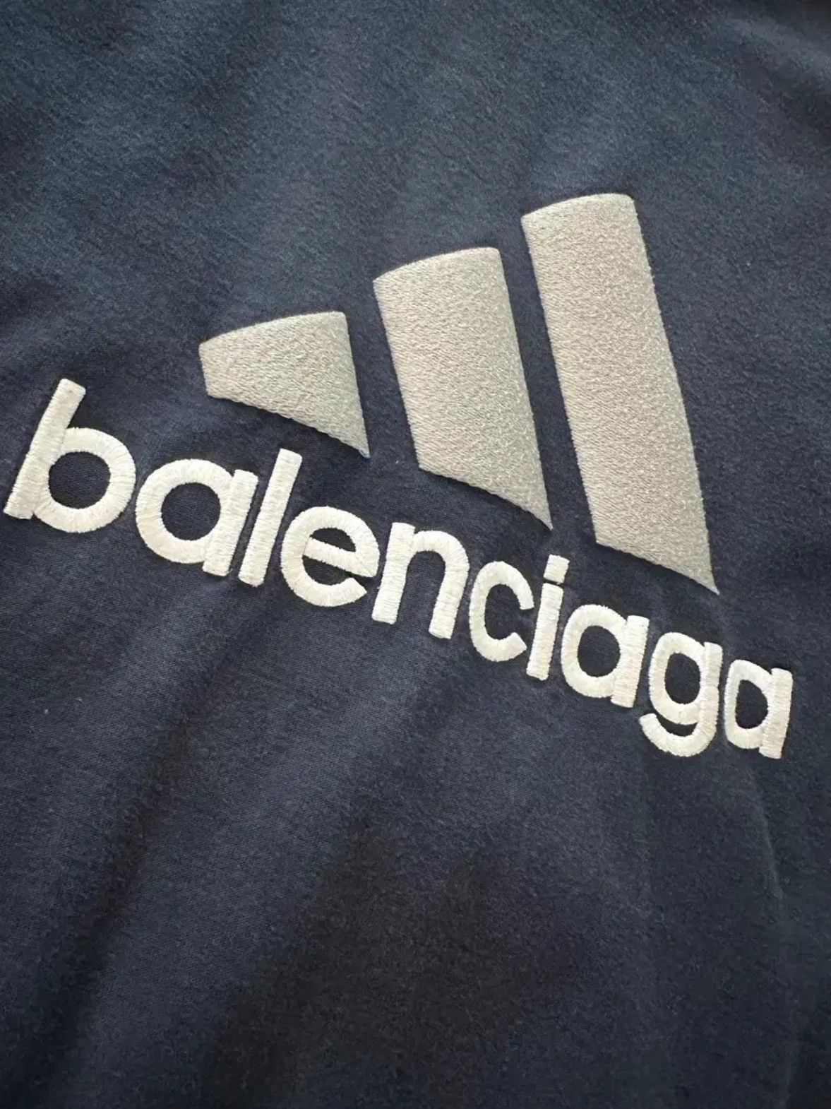 Adidas × Balenciaga Balenciaga X Adidas Oversized T Shirt [navy] Size US M / EU 48-50 / 2 - 3 Thumbnail