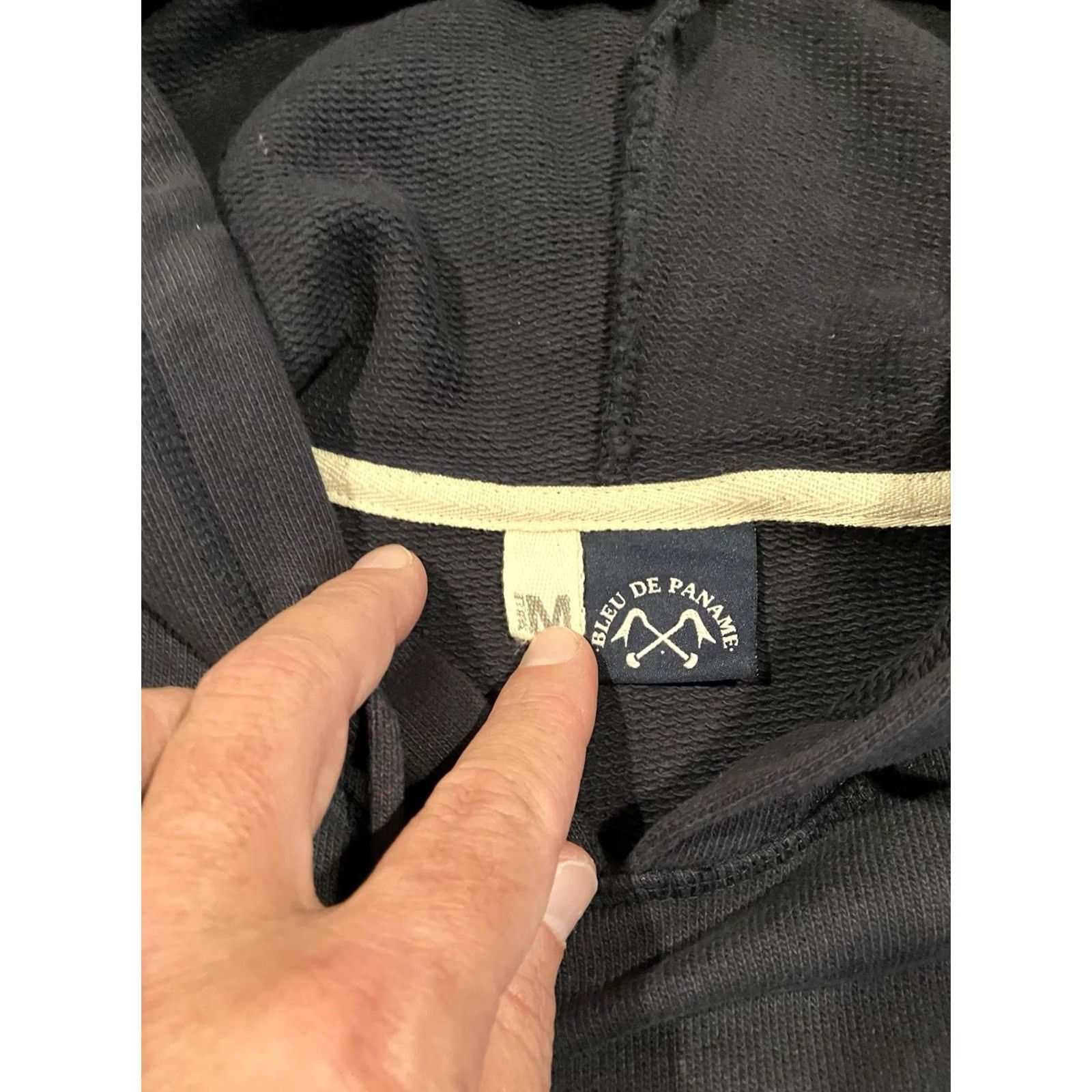 Bleu De Paname Bleu De Paname BLEU Pullover Hoodie France Blue Medium Men's RARE Made Size US M / EU 48-50 / 2 - 3 Thumbnail