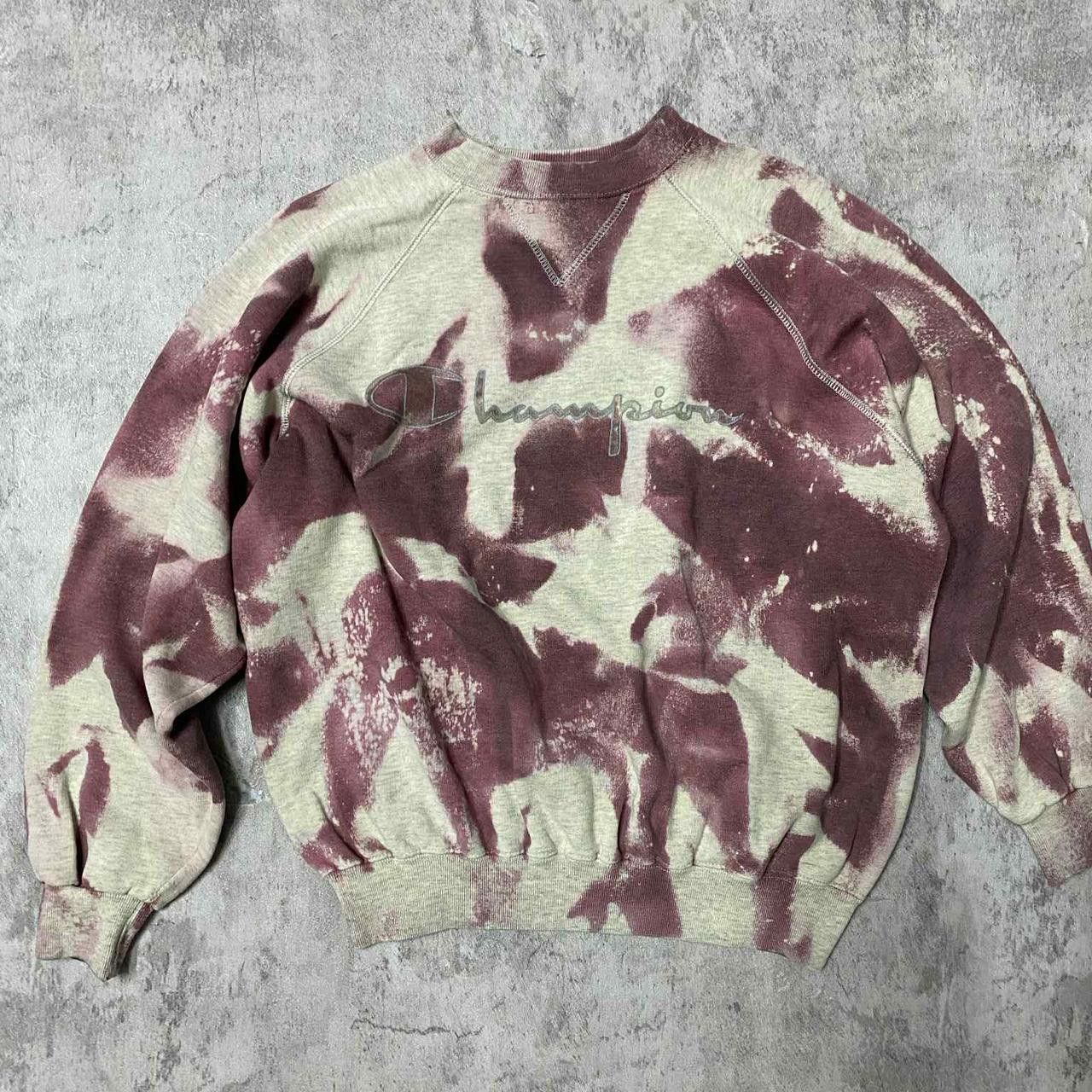 Champion Champion Reverse Weave Sweatshirt in white and burgundy Size US S / EU 44-46 / 1 - 1 Thumbnail