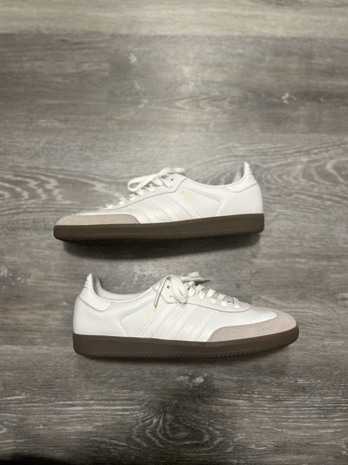 Adidas Adidas Samba OG Cloud White Gum Size US 13 / EU 46 - 1 Thumbnail