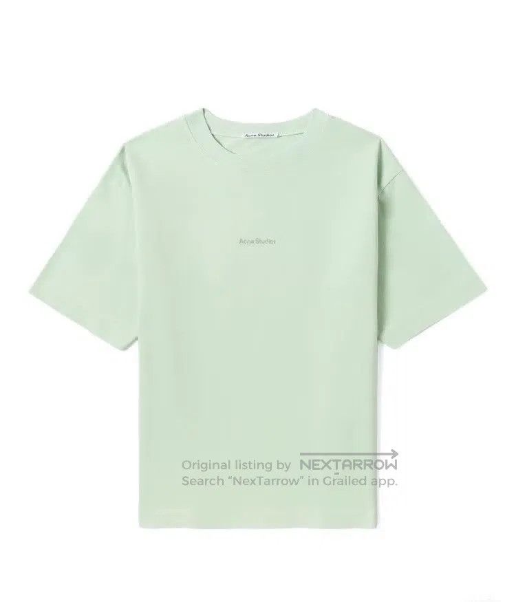Acne Studios Acne Studios Mint green short-sleeve T-shirt Size XS / US 0-2 / IT 36-38 - 2 Thumbnail