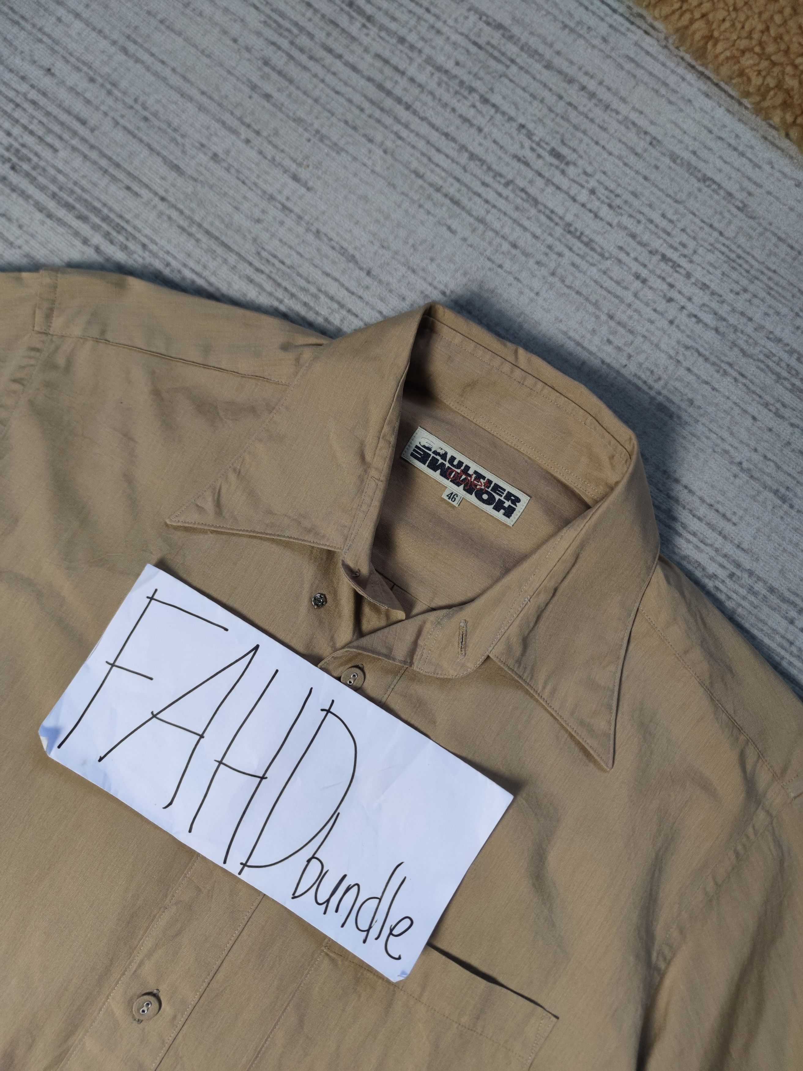 Gaultier Homme Objet Vintage Gaultier Homme Objet Shirt Size 46 Made in Japan Size US M / EU 48-50 / 2 - 1 Thumbnail