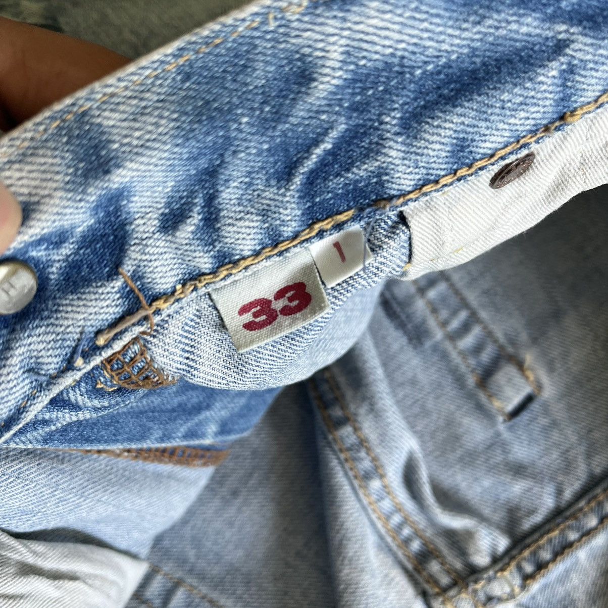 Blue Blue Japan Blue Blue Japan Boro Patchwork Denim – Indigo Repair Jeans Size US 33 - 15 Thumbnail