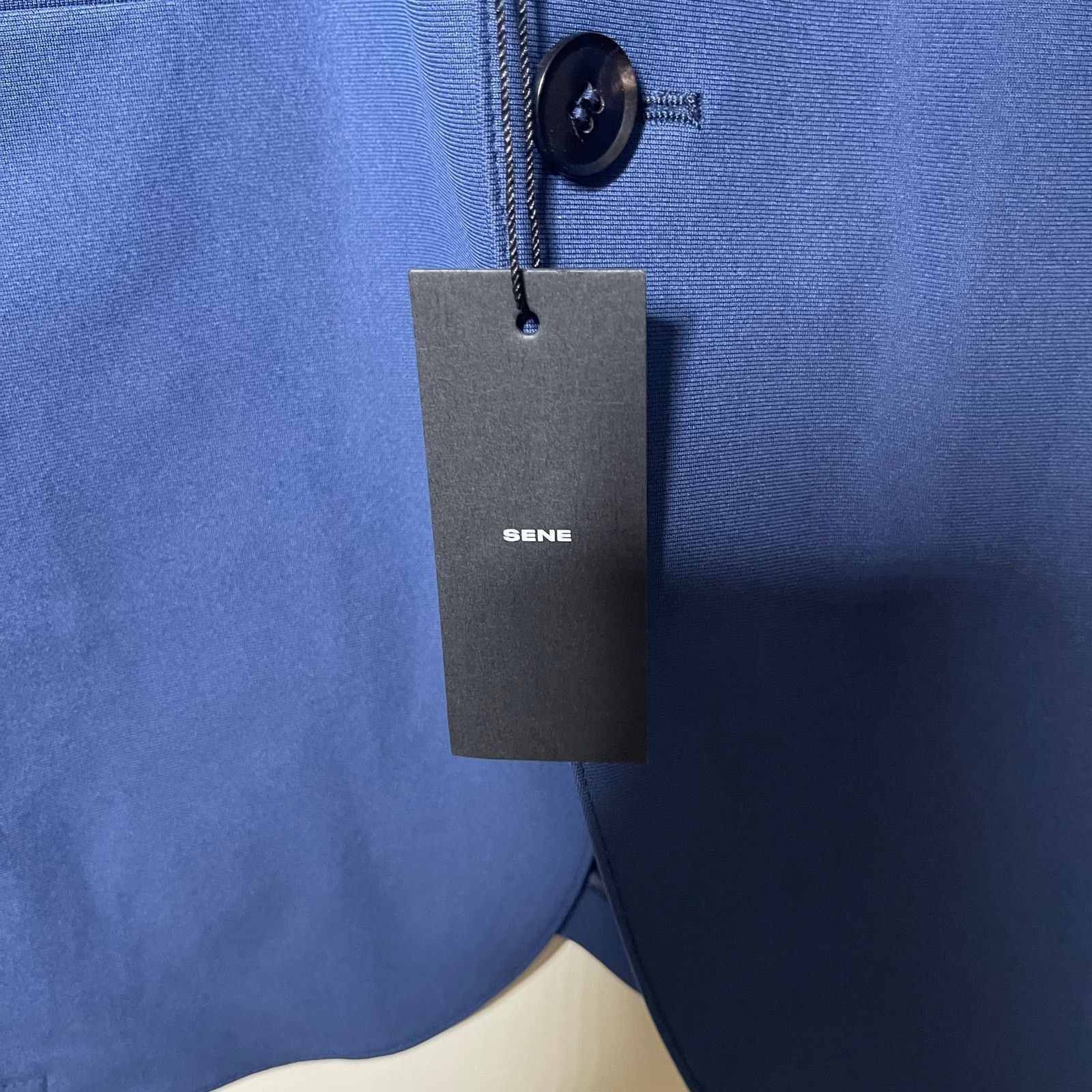 Other Sene Single Breasted Two Button Blazer In Italian Blue 42 Size 42R - 2 Thumbnail