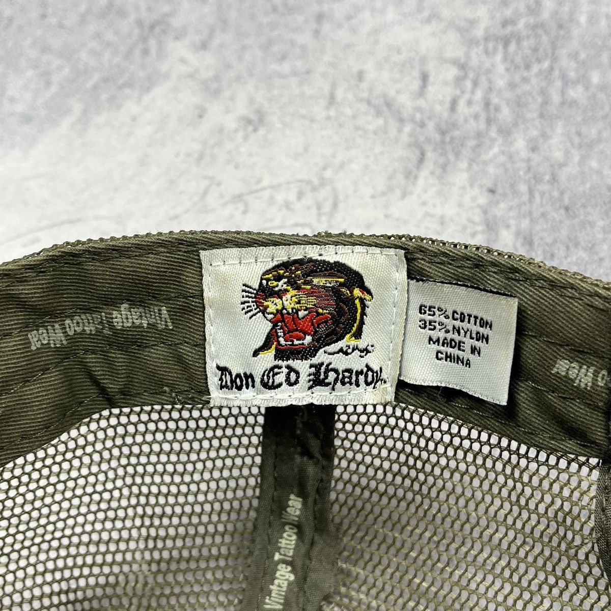Ed Hardy Vintage Ed hardy bulldog big logo y2k trucker cap 90’s Size ONE SIZE - 11 Thumbnail
