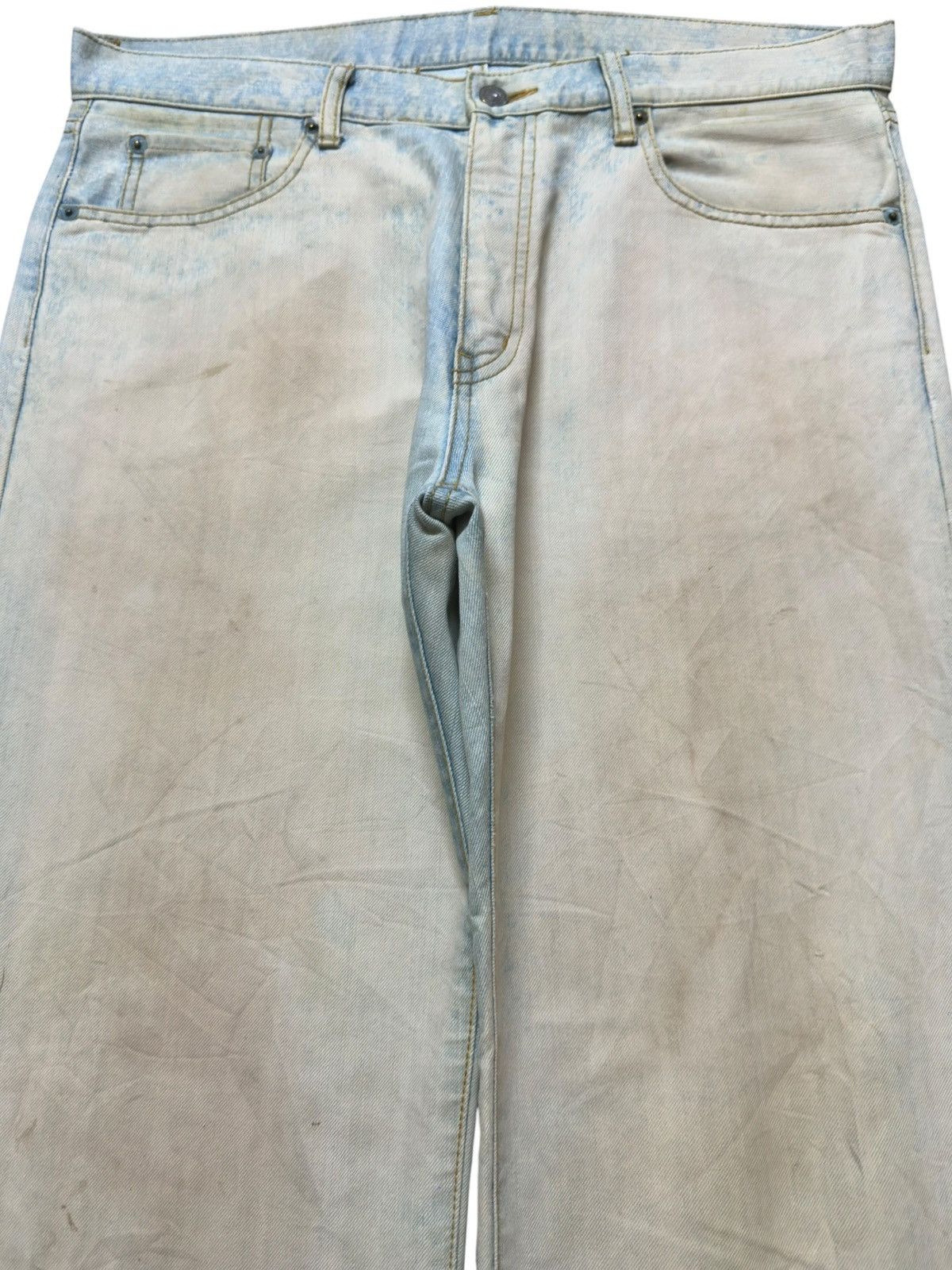 Uniqlo Vintage Uniqlo Faded Mudwash Grunge Denim Size US 35 - 2 Thumbnail