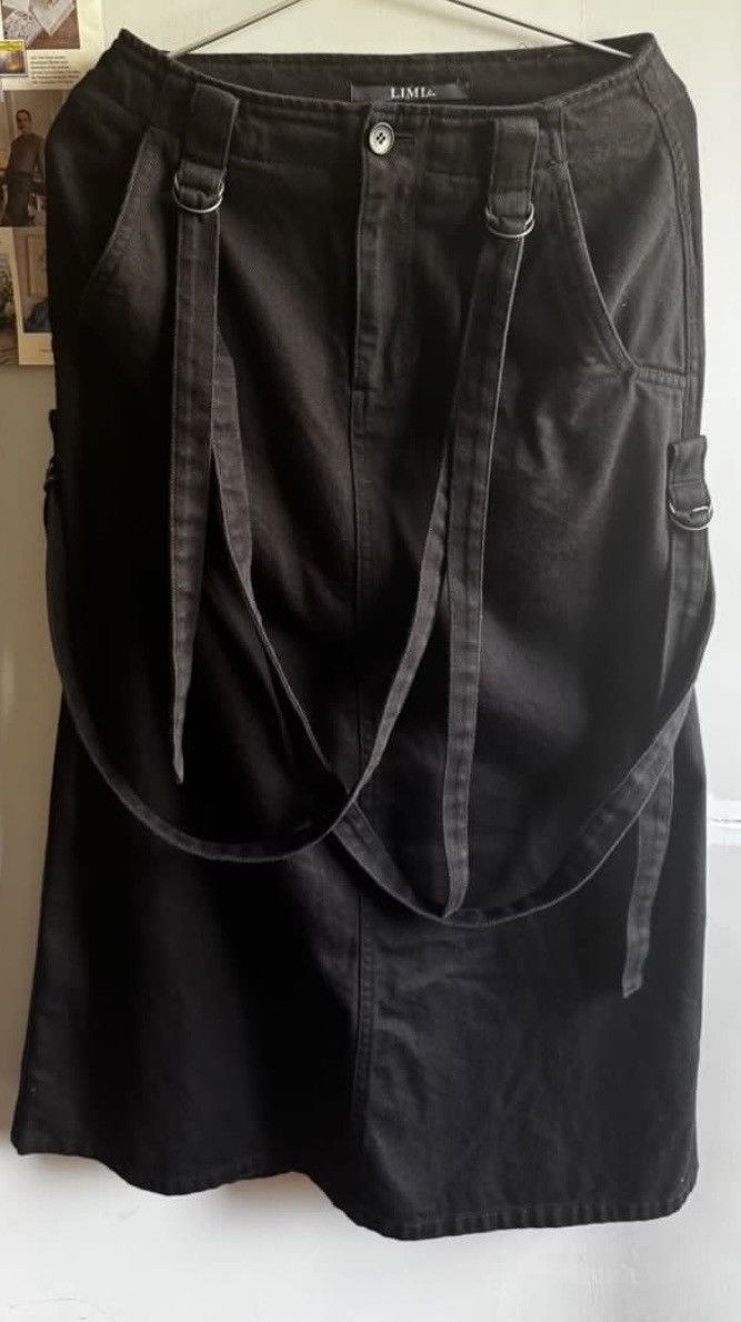 Limi Feu YOHJI YAMAMOTO LIMI FEU Zip Detailing Skirt Size 24" / US 00 / IT 34 - 3 Thumbnail