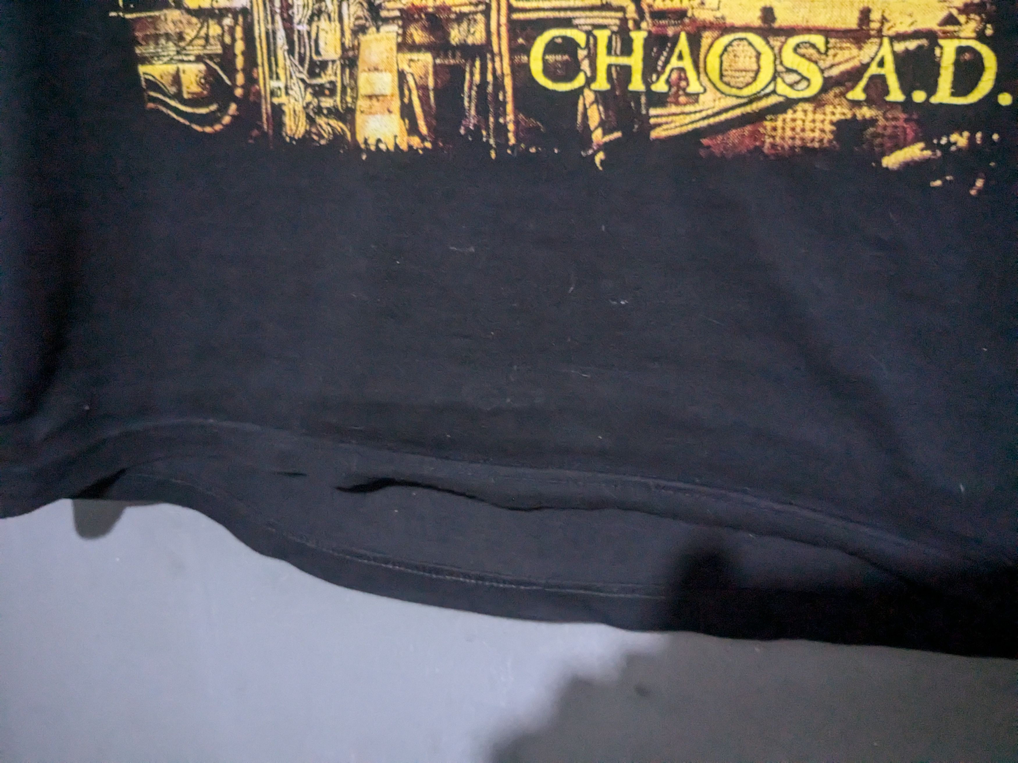 Other sepultura chaos ad tshirt medium with backhit Size US M / EU 48-50 / 2 - 4 Thumbnail
