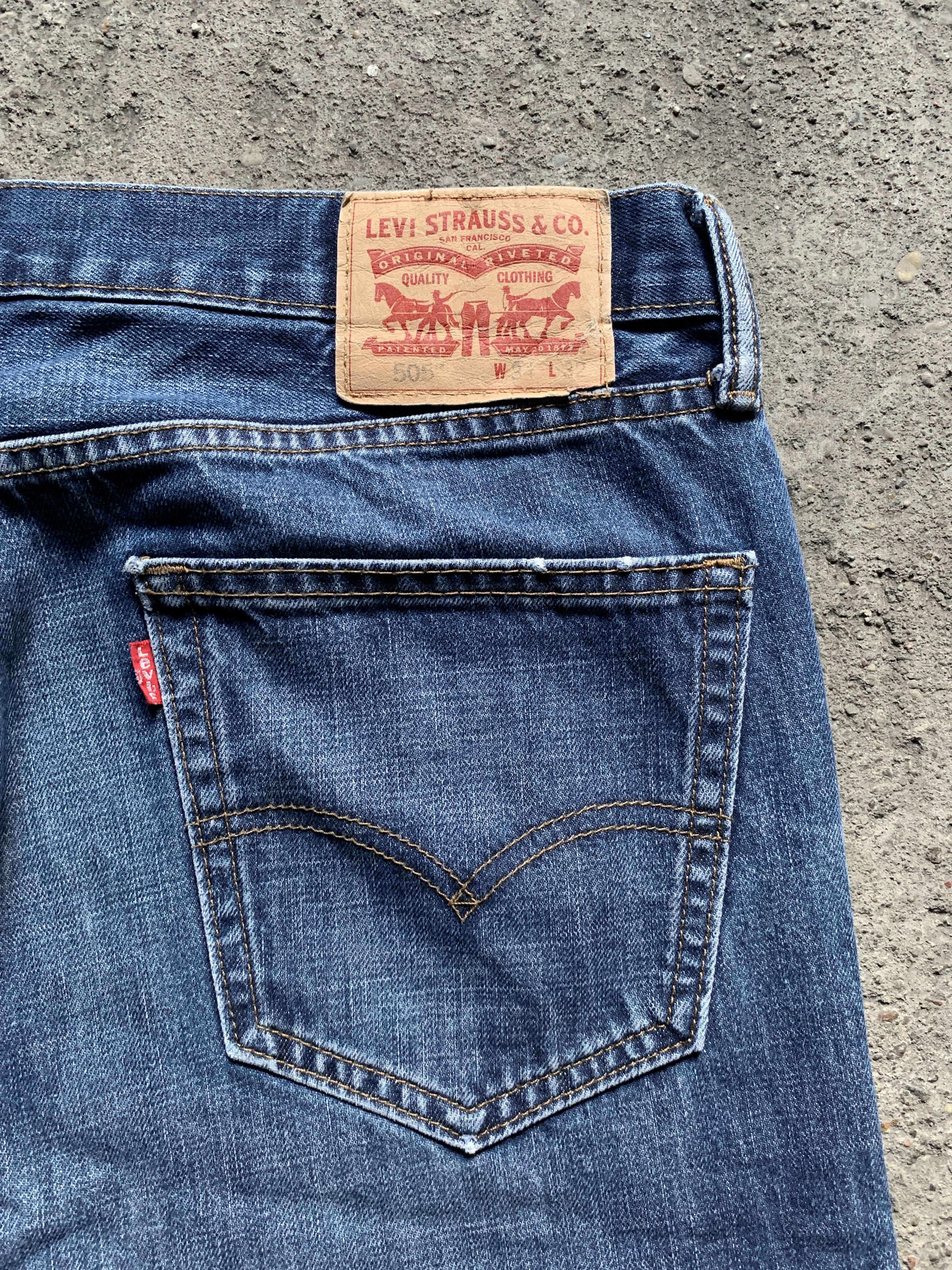 Levi's Vintage Levi's 505 Denim Jeans Size US 34 / EU 50 - 4 Thumbnail