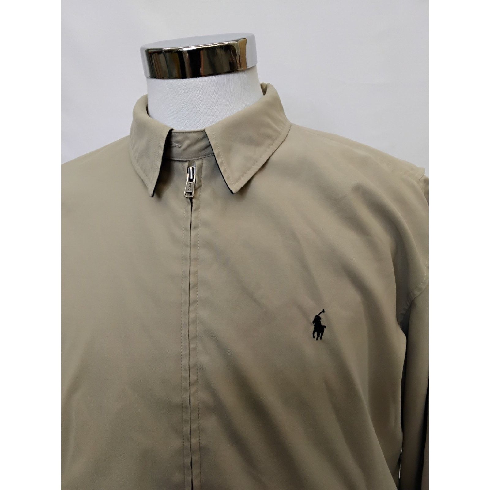 Polo Ralph Lauren Polo Ralph Lauren Bomber Jacket Men's L Tan Blue Label 90s Size US L / EU 52-54 / 3 - 4 Thumbnail