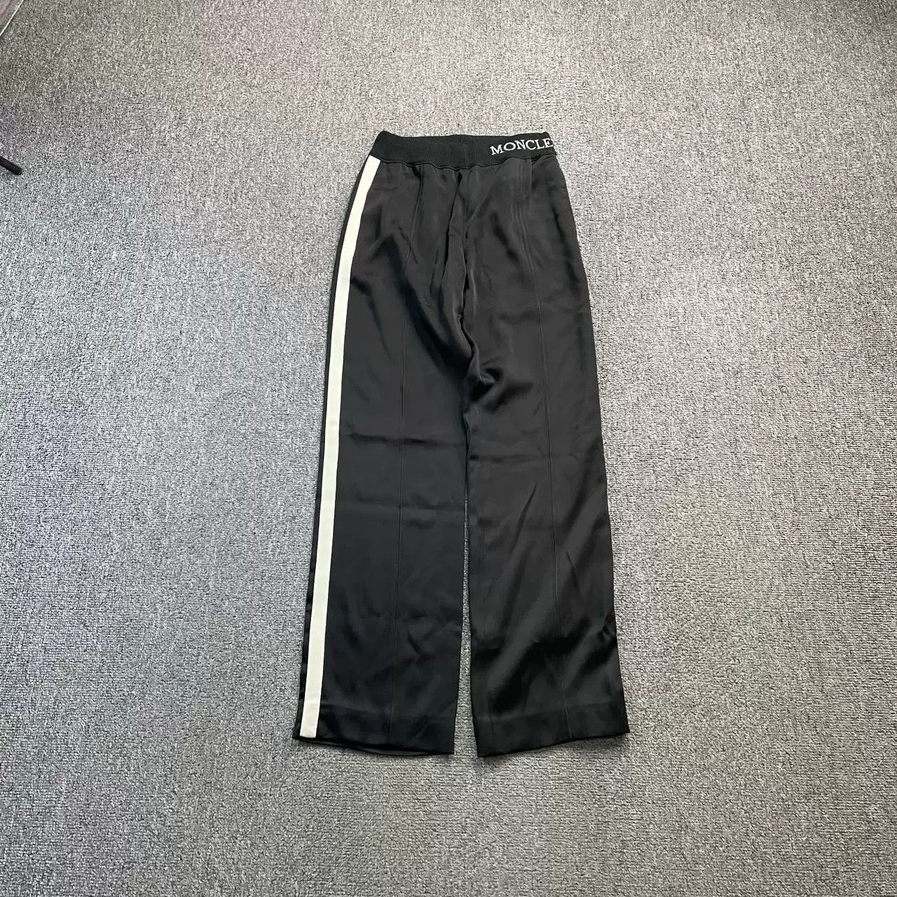Moncler Moncler Black White Striped Pants Size 40" / US 18 - 1 Thumbnail