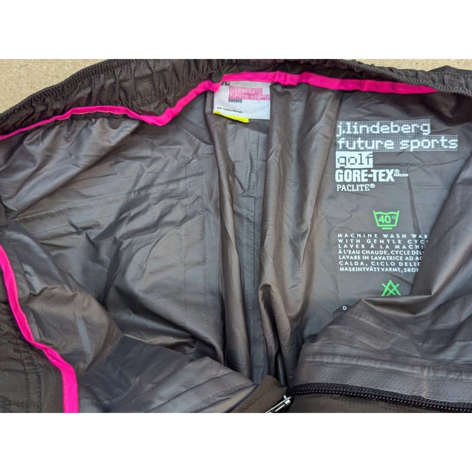 J.Lindeberg J. Lindeberg Womens Gore-Tex Paclite Pants XS Brown Taped Seams Track Pants Outdoor Mens Womens Girls Size 26" / US 2 / IT 38 - 4 Thumbnail