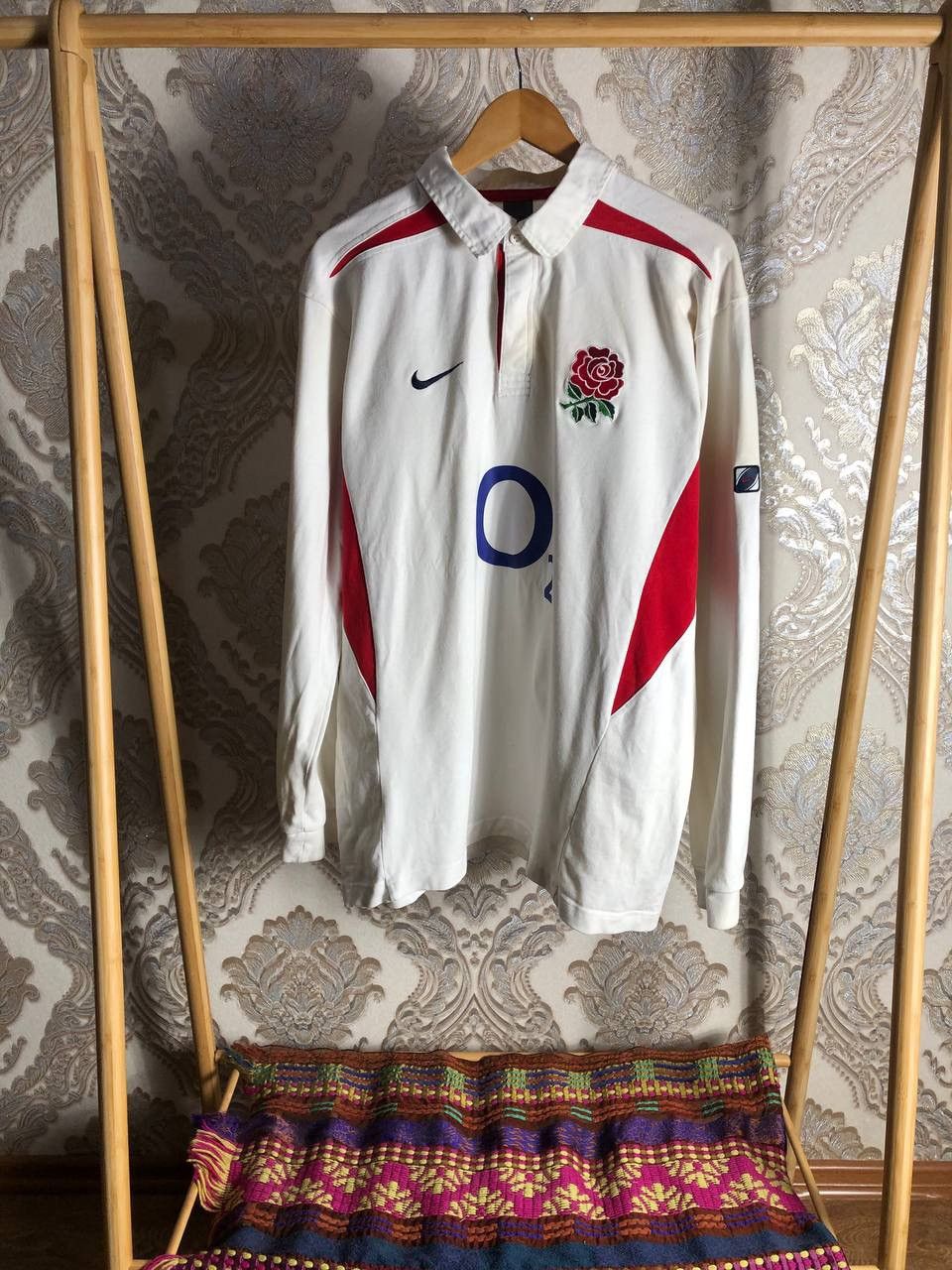 Nike × Vintage VERY RARE NIKE ENGLAND RETRO RUGBY JERSEY BLOKECORE Y2K 90s Size US XXL / EU 58 / 5 - 7 Thumbnail