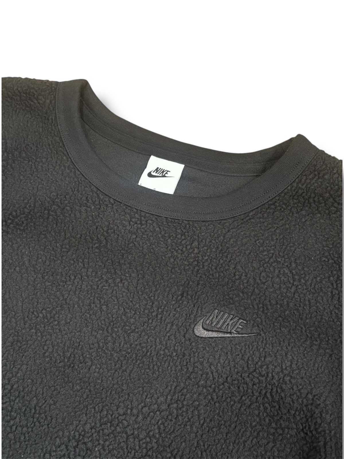 Nike Nike Club Winter Fleece Sherpa Men's Crew Neck Sweater Size US L / EU 52-54 / 3 - 2 Thumbnail
