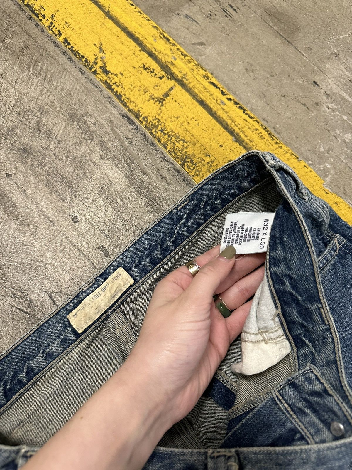 American Eagle Outfitters × Vintage Y2K American Eagle Cargo jeans Size US 32 / EU 48 - 4 Thumbnail