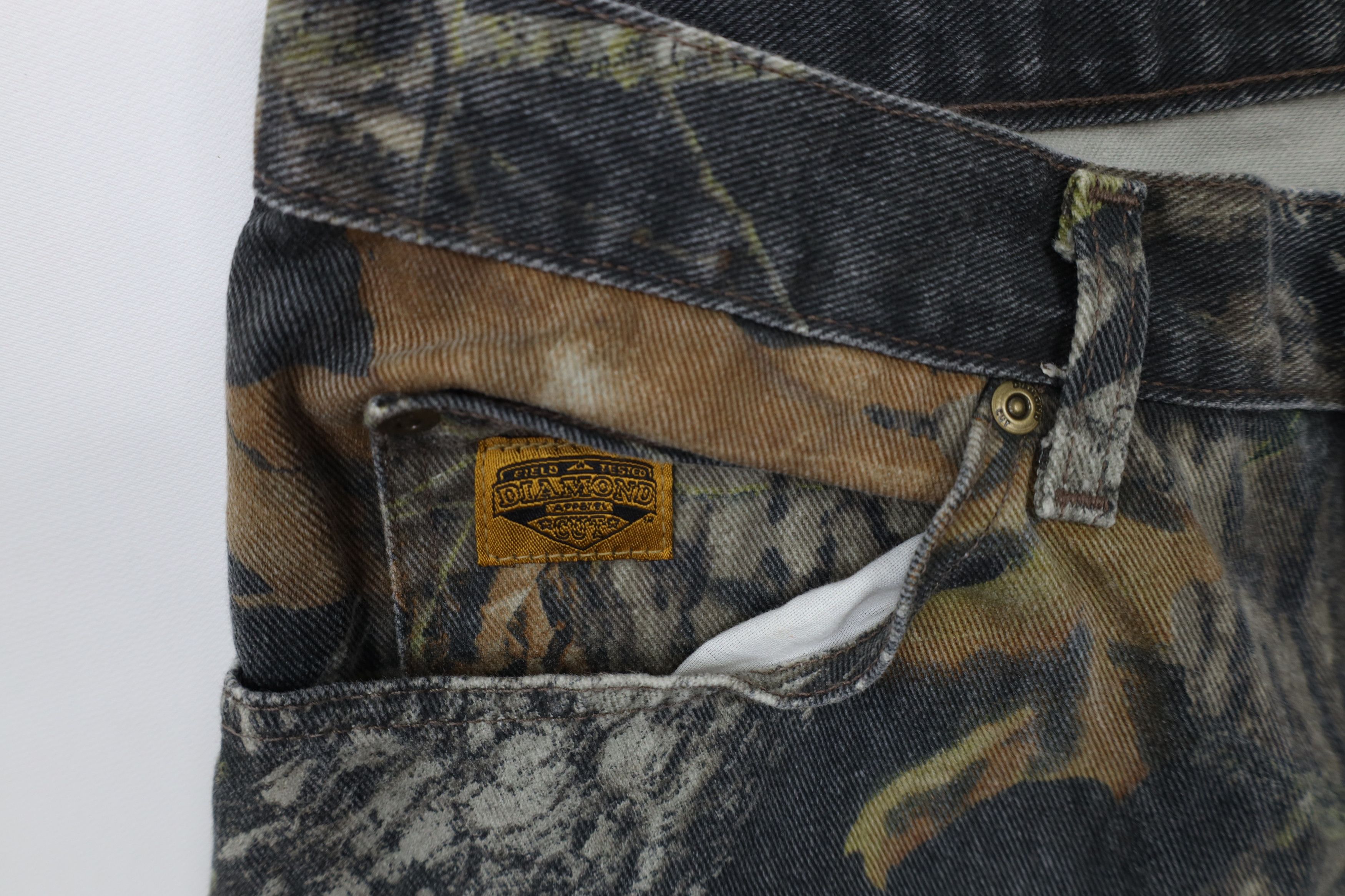 Vintage Vintage 90s Streetwear Camouflage Wide Leg Denim Jeans Size US 32 / EU 48 - 6 Thumbnail