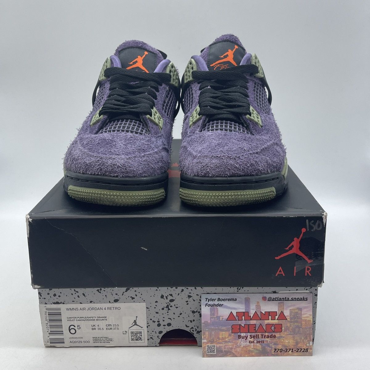 Jordan Brand Air Jordan 4 canyon purple Size US 6.5 / IT 36.5 - 2 Thumbnail
