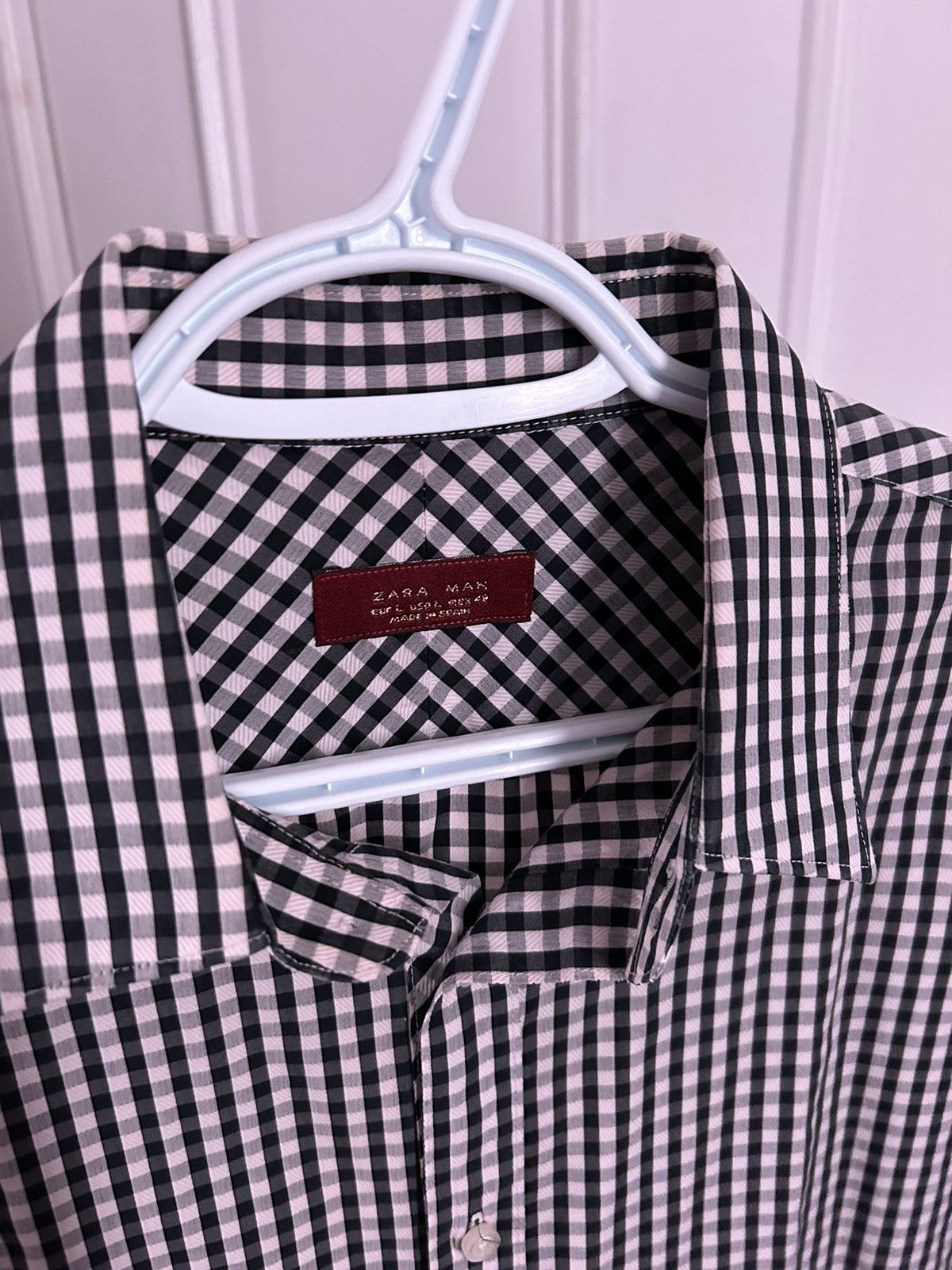Zara Zara checkered dress shirt Size US L / EU 52-54 / 3 - 3 Thumbnail