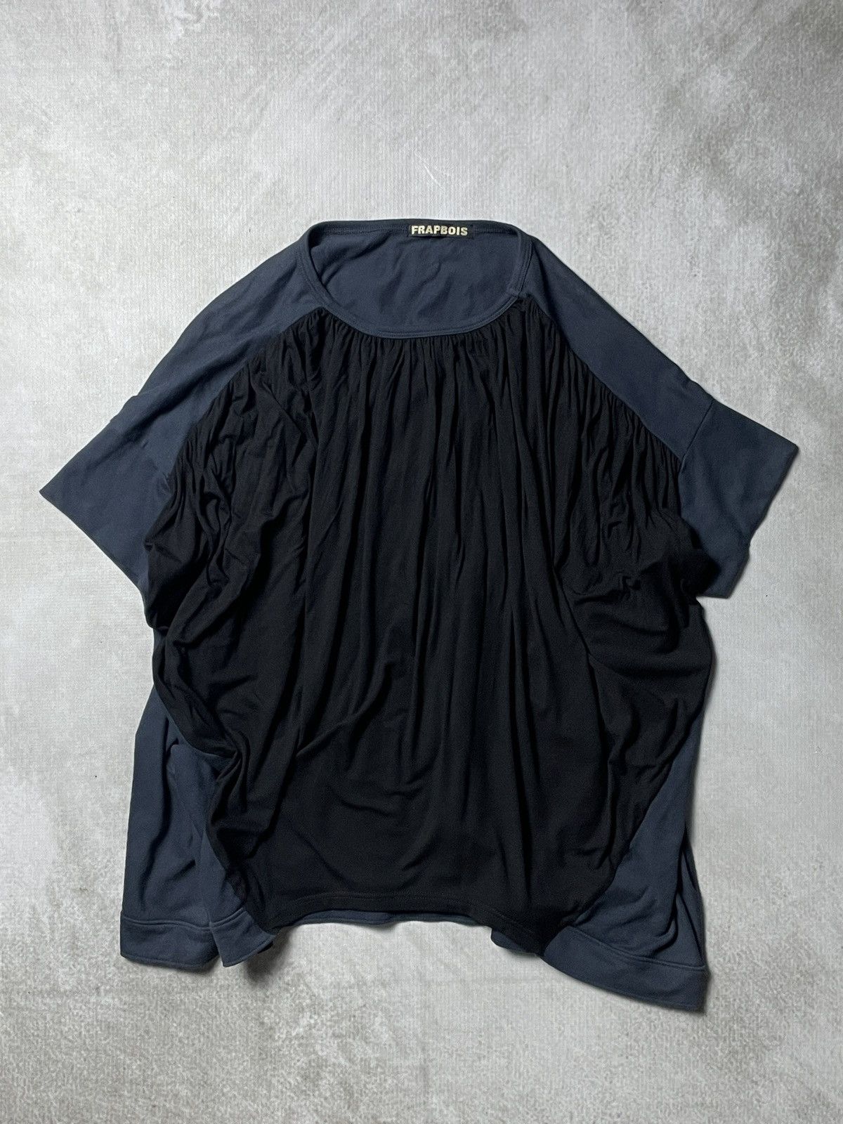 Issey Miyake 2000’s Frapbois - Draped Batwings Blouse Oversized Size M / US 6-8 / IT 42-44 - 1 Thumbnail