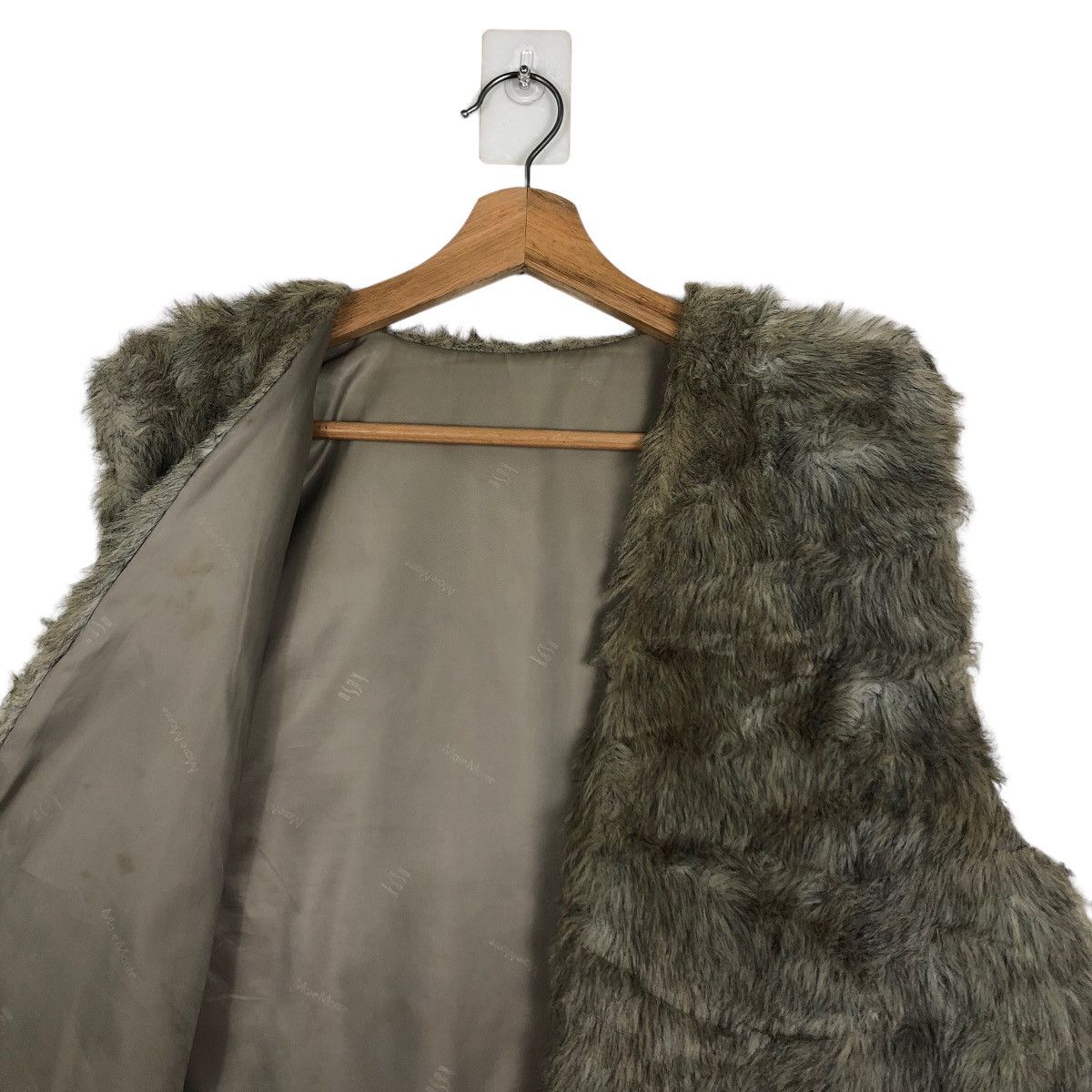Japanese Brand Vintage Mohair Mink Fur Vest Tank Top Mare Monte Japan Made Size US M / EU 48-50 / 2 - 7 Thumbnail