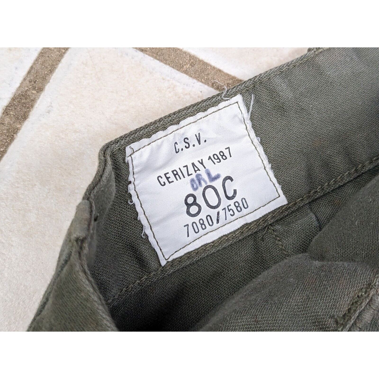 Other Vtg 1987 CSV Cerizay HBT French Military Cargo Capri Pants Size 30" / US 8 / IT 44 - 5 Thumbnail