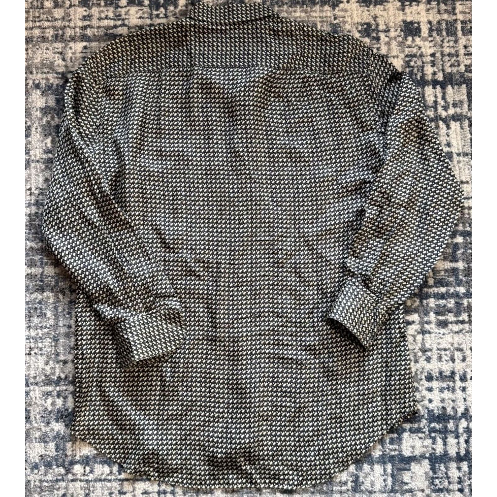 Brioni VINTAGE Brioni For Neiman Marcus Silk Dress Shirt Medium Made In Italy 100% Size 40R - 7 Thumbnail