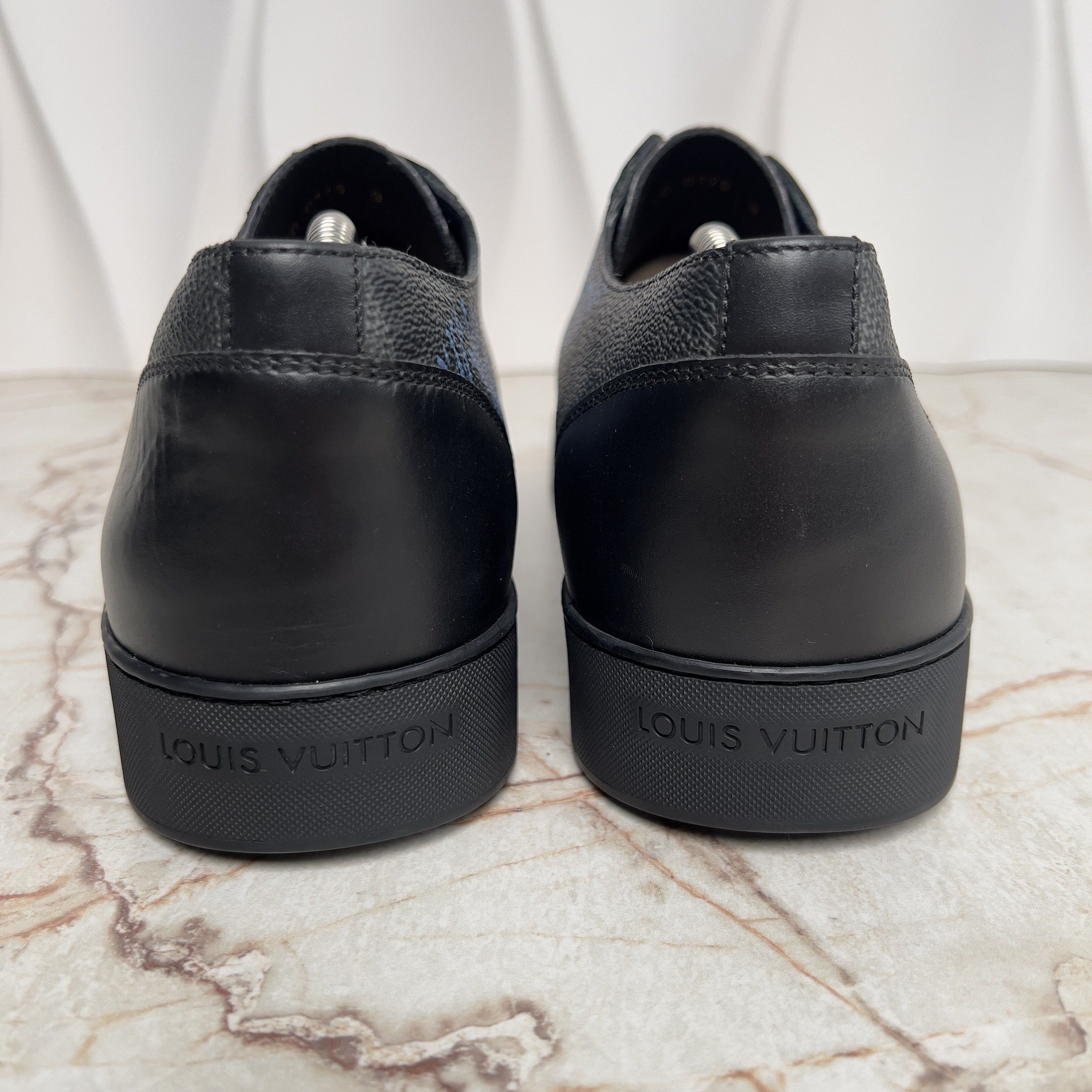 Louis Vuitton Match Up Kim Jones Sneaker Damier Canvas Leather Size US 10 / EU 43 - 8 Thumbnail