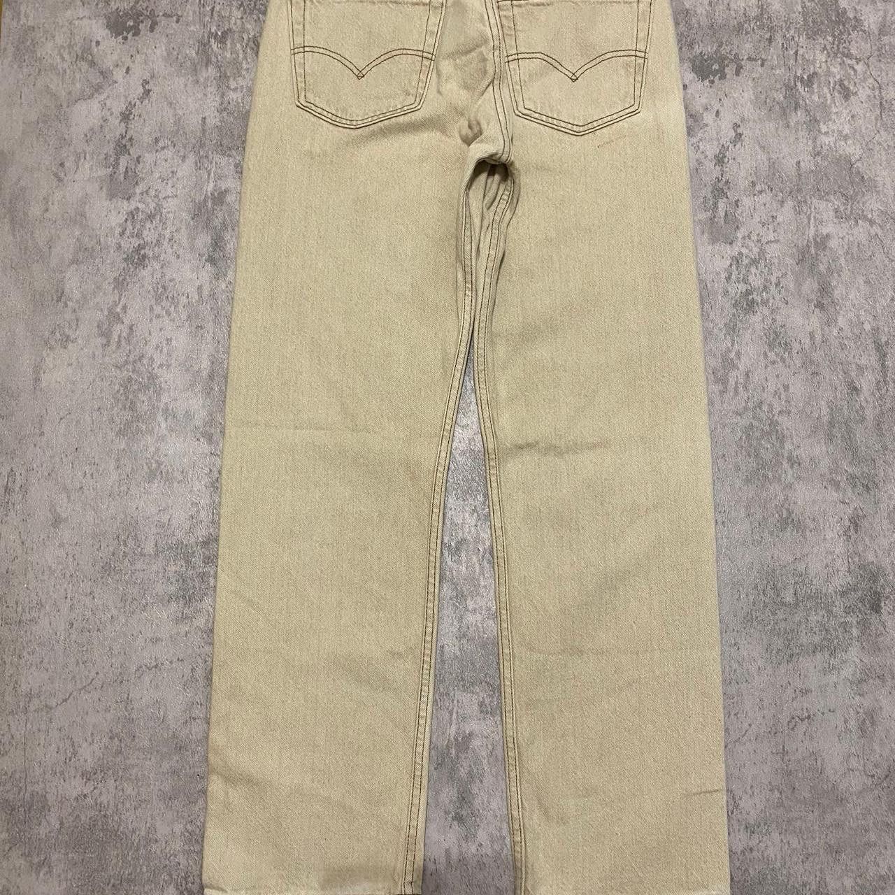 Levi's 90s Vintage Made in USA Tan Levi's 501 straight leg Size US M / EU 48-50 / 2 - 2 Thumbnail