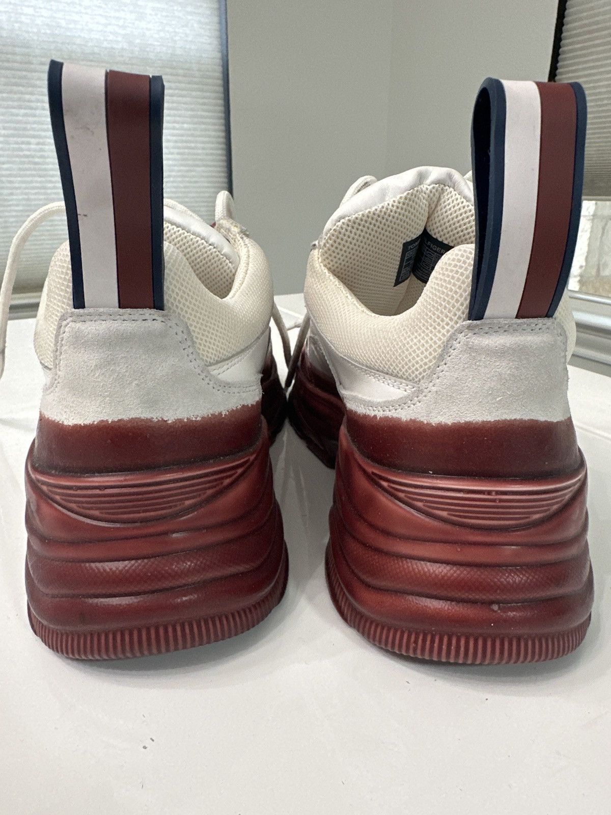 Tommy Hilfiger Tommy Hilfiger Hand-Dipped Chunky Crest Sneakers Size US 11 / EU 44 - 5 Thumbnail