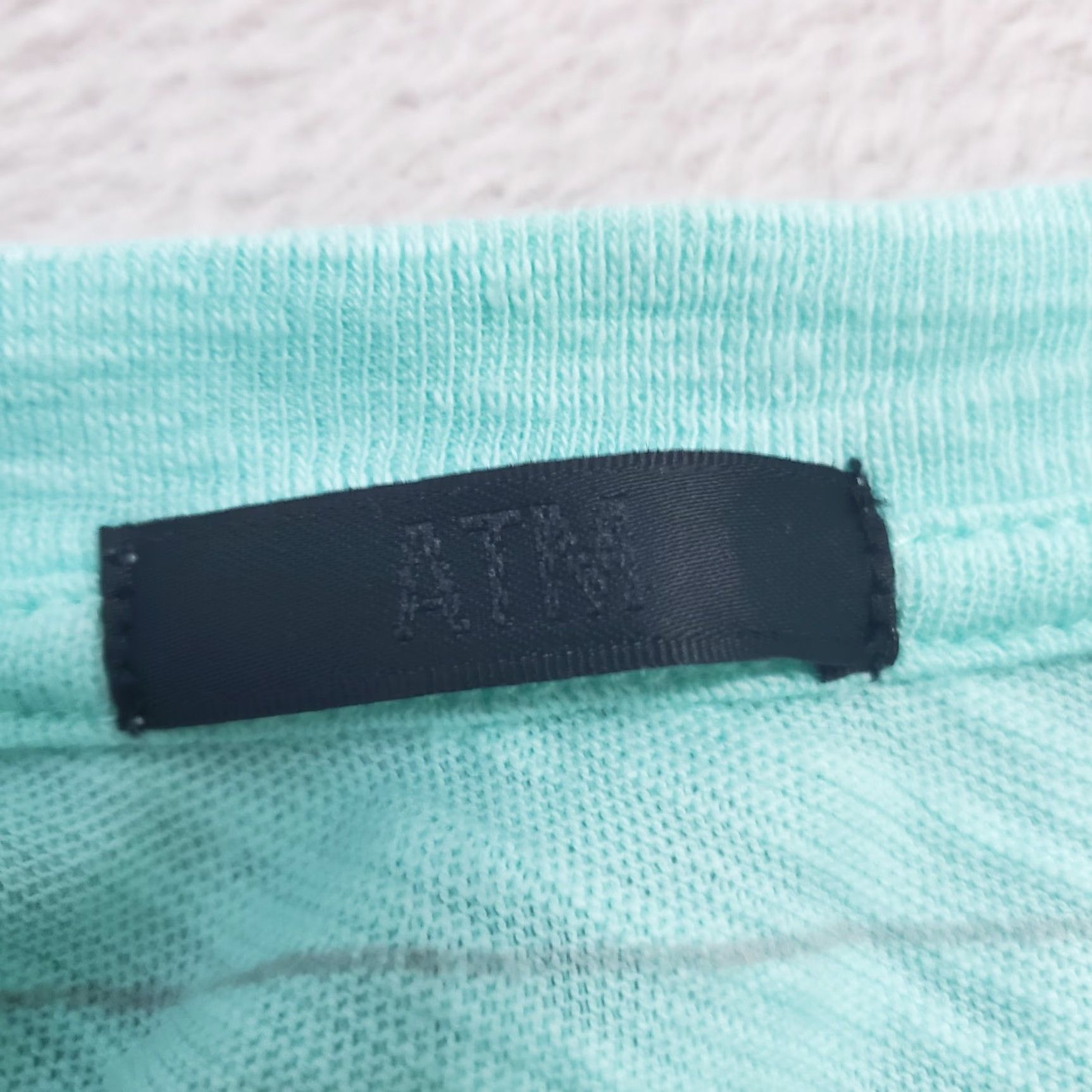ATM Anthony Thomas Melillo ATM Anthony Thomas Melillo Dress Women Aqua Slub Jersey Sleeveless Maxi Beach Slit Crew Neck Cotton 100%" Size S / US 4 / IT 40 - 5 Thumbnail