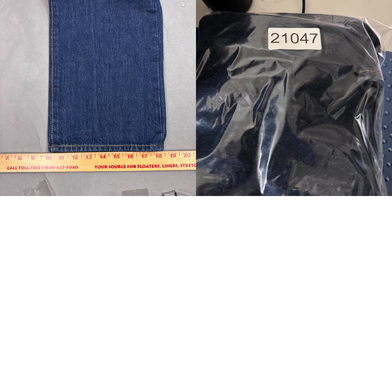 Levi's Levi's 501 Jeans Mens 38x34 Blue Denim Button Fly Straight Classic Chore Jeans Mens Regular 38 Blue Denim Cotton 5-Pocket Design Vintage: No Size US 38 / EU 54 - 10 Thumbnail