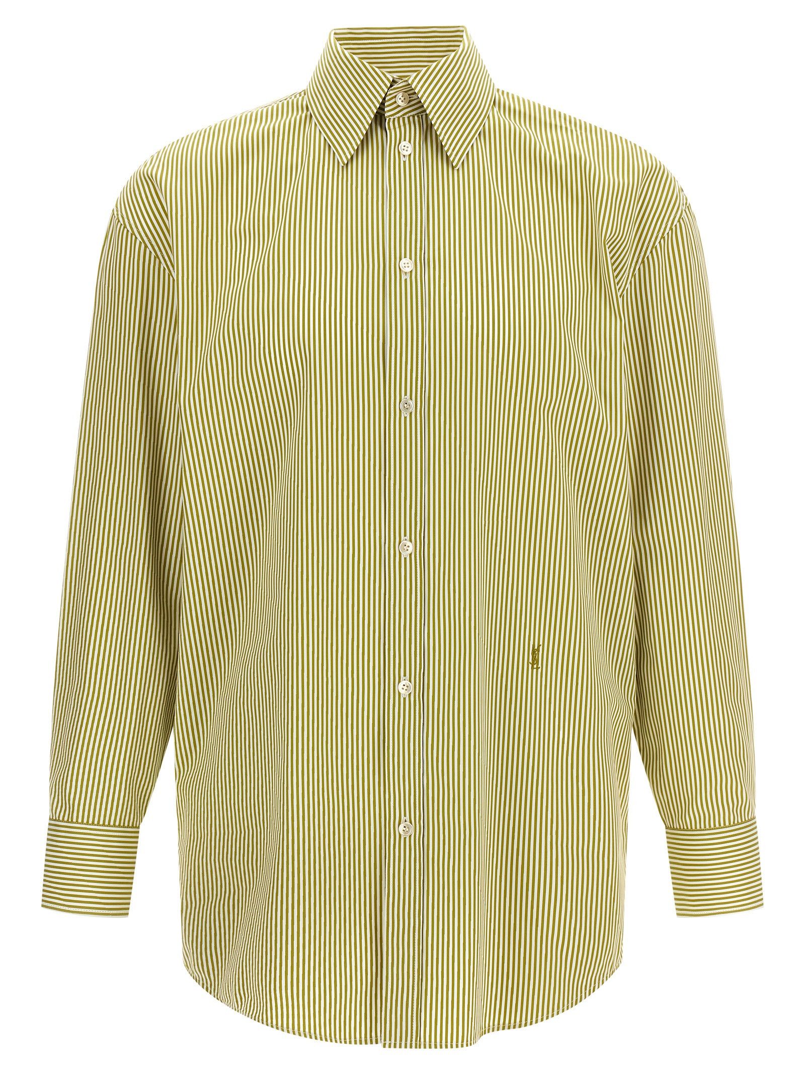 Saint Laurent Paris Striped Shirt Size S / US 4 / IT 40 - 1 Thumbnail