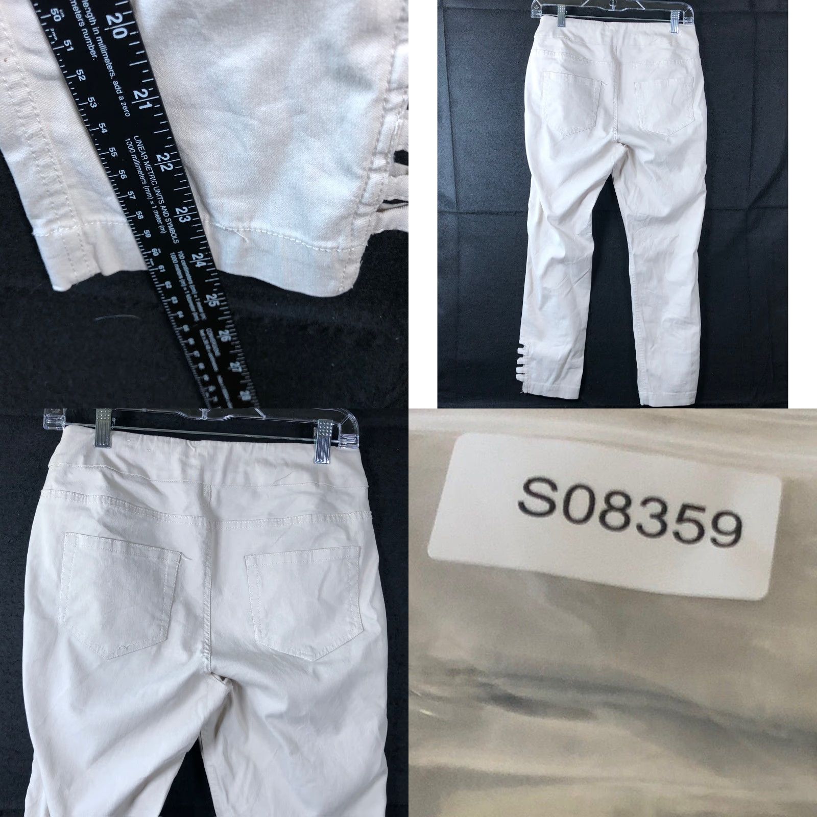 Soft Surroundings Soft Surroundings Womens Pants Petite Tan Pull On Mid Rise Stretch PS - Casual Workwear Ankle Skinny Pattern: Solid Size 28" / US 6 / IT 42 - 8 Thumbnail