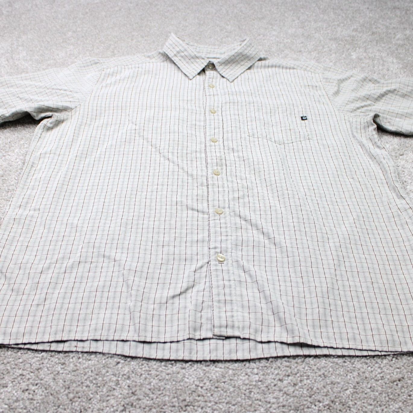 Marmot Marmot Shirt Mens XL Brown Plaid Button-Up Short Sleeve Casual Travel Workwear Wool? No — Polyblend Size US XL / EU 56 / 4 - 3 Thumbnail