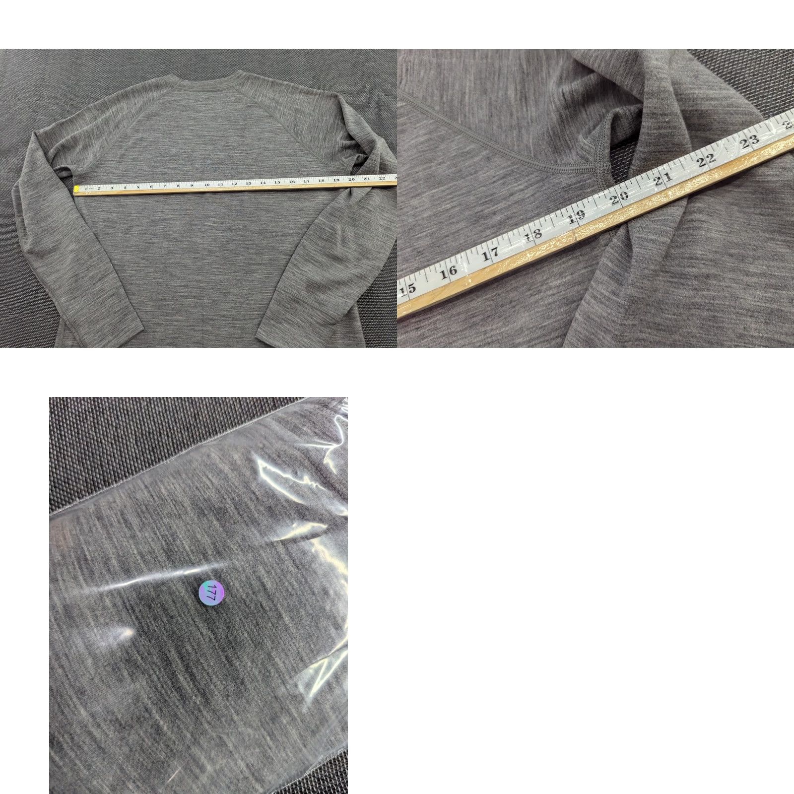 Vintage Bjorn Daehlie Base Layer Shirt Womens XL Sport Ski Wool Blend Thermal Gray Shirt Size XL / US 12-14 / IT 48-50 - 8 Thumbnail