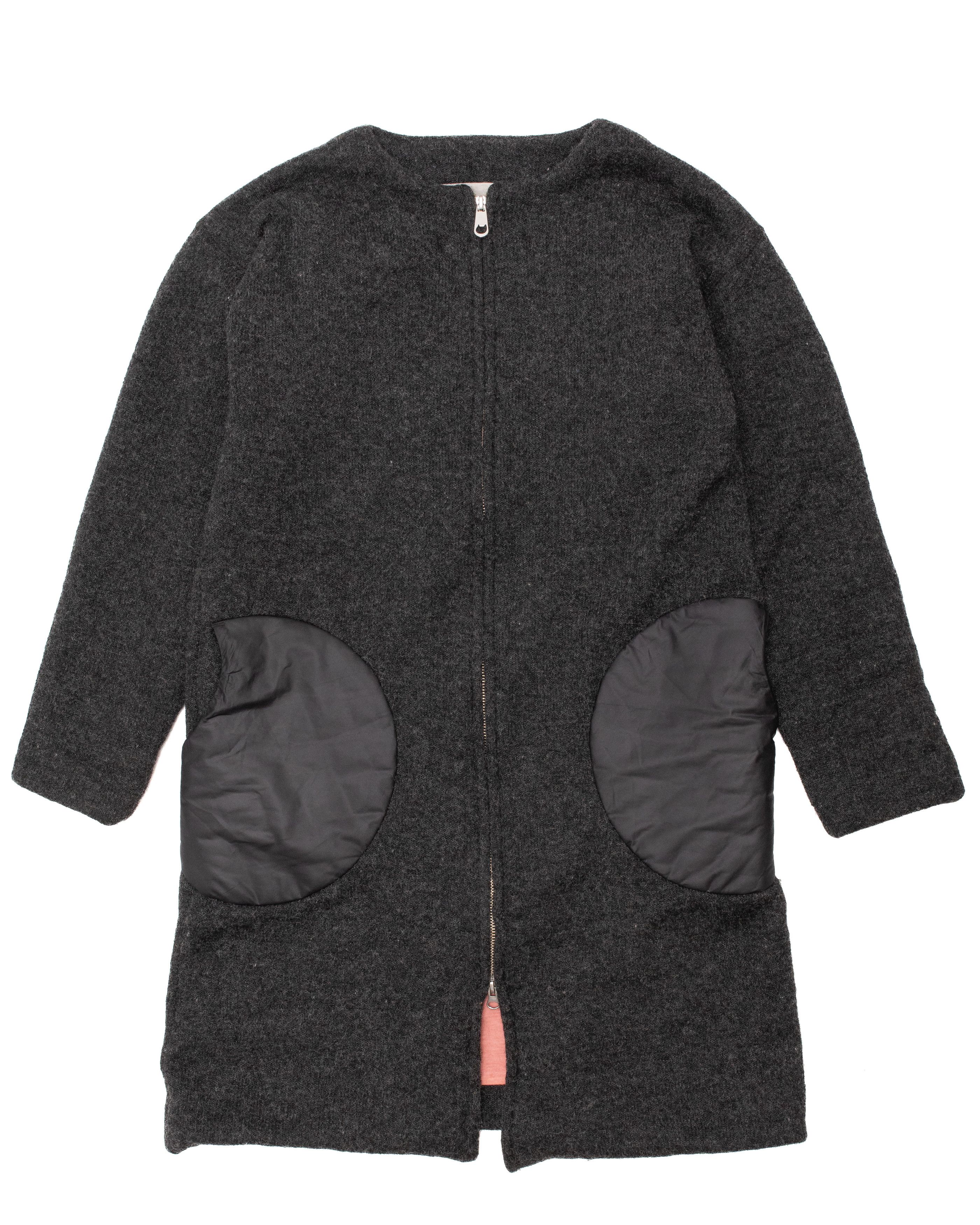Issey Miyake *No Tariff* TSUMORI CHISATO Wool Coat w Circular Pockets Size XS / US 0-2 / IT 36-38 - 1 Thumbnail