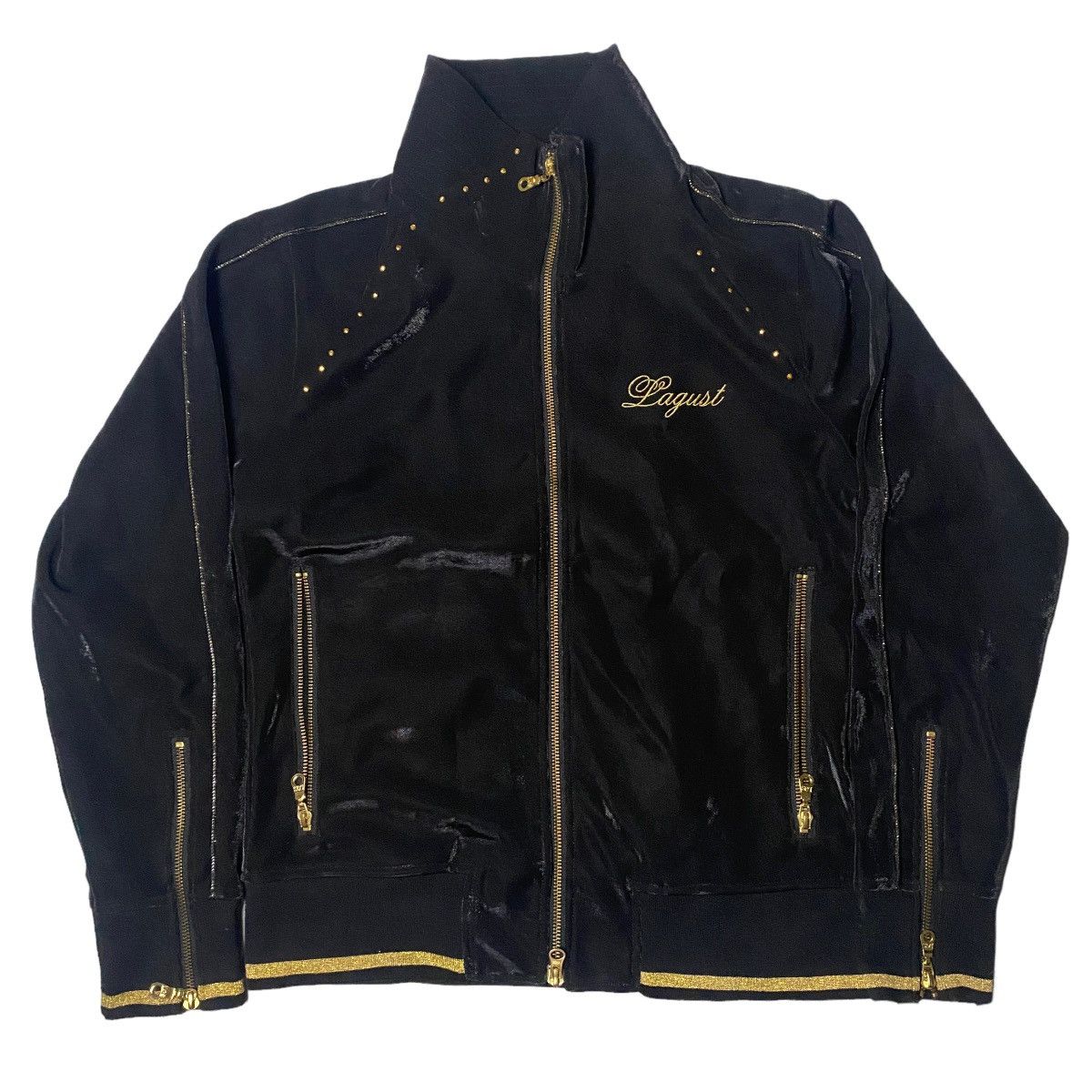 If Six Was Nine 2000's Lagust Tribal Poem Tracktop Jacket Size US M / EU 48-50 / 2 - 13 Thumbnail