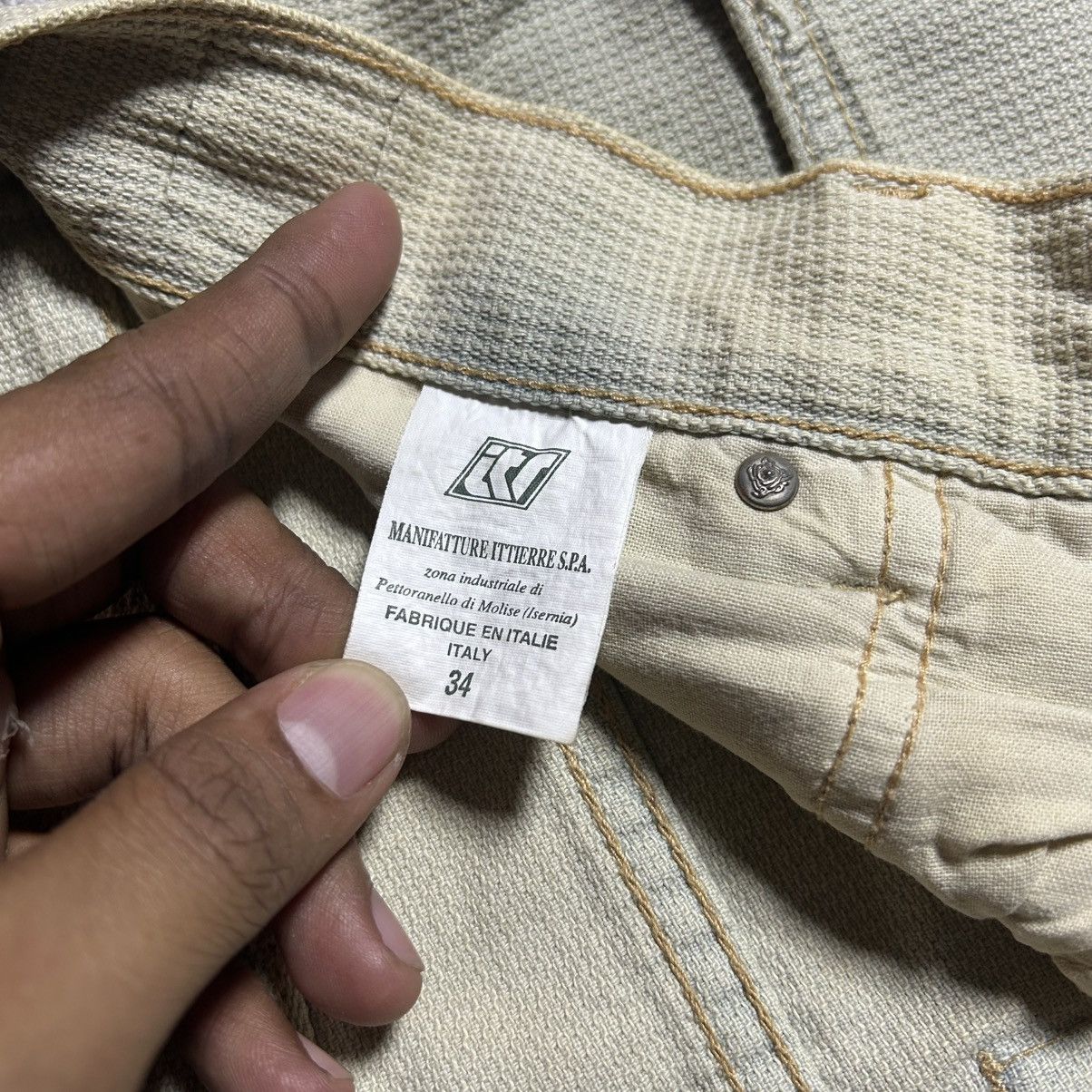 Versace Jeans Couture Vintage 90s Versace Jeans Couture Size US 33 - 8 Thumbnail