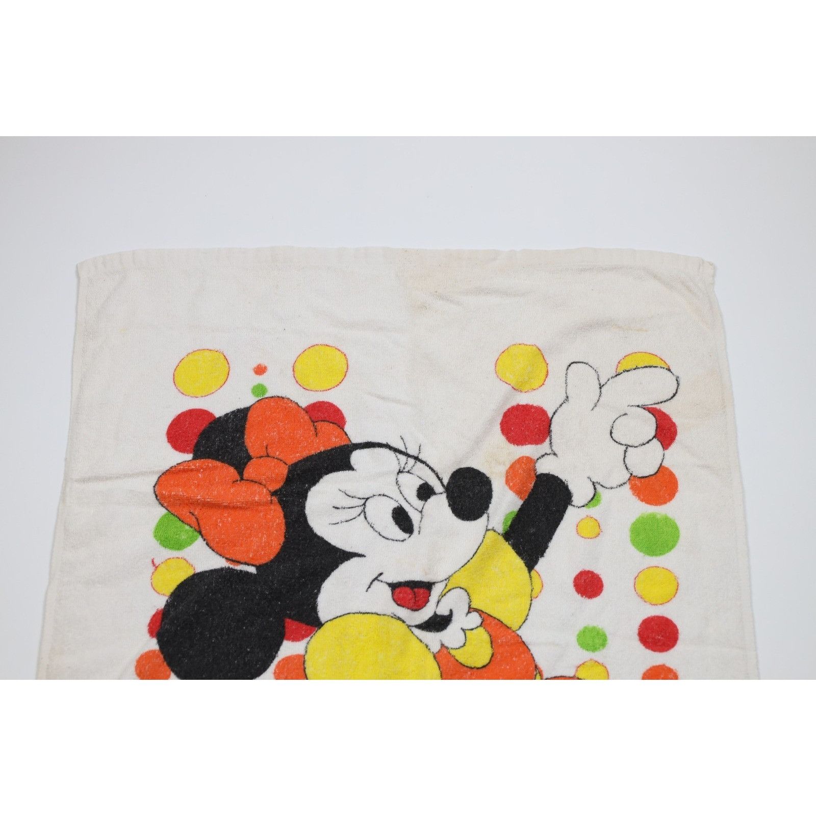 Disney Vintage 80s Walt Disney Productions Minnie Mouse Towel Size ONE SIZE - 2 Thumbnail