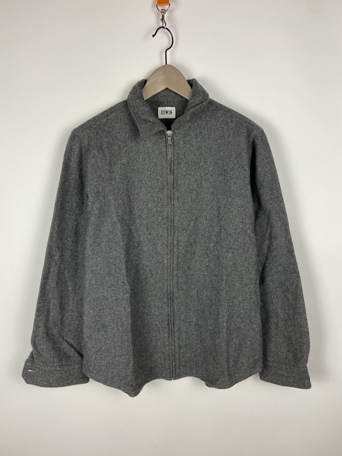 Edwin Edwin Men's Industry Zip Wool Shirt/JACKET Size US S / EU 44-46 / 1 - 1 Thumbnail
