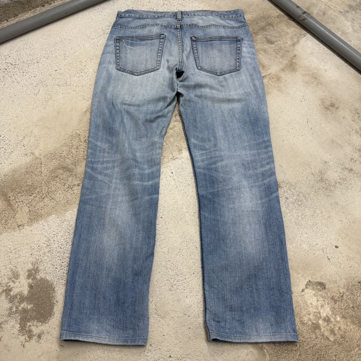 Japanese Brand Jiyuku Timeless Japan Denim Fabric Pants Size 24" / US 00 / IT 34 - 2 Thumbnail