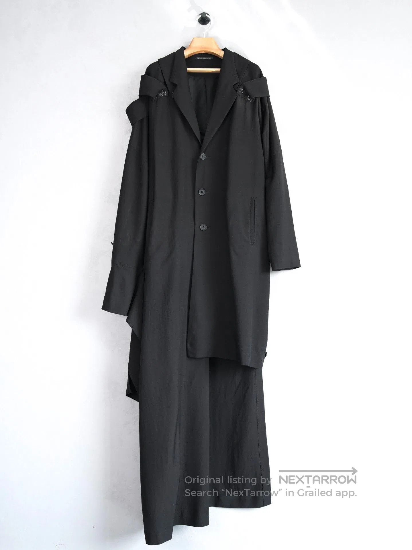 Yohji Yamamoto Yohji Yamamoto 24SS Asymmetric Rope Knot Coat. Size US M / EU 48-50 / 2 - 5 Thumbnail