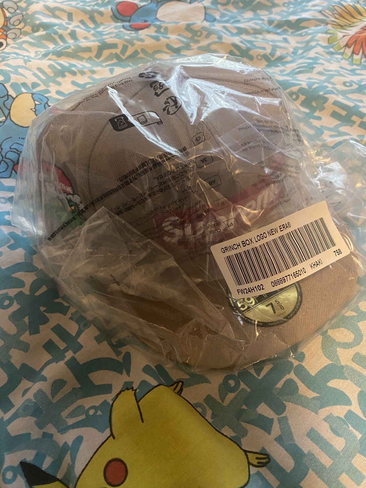 New Era × Supreme Supreme Grinch Box Logo New Era 59Fifty Fitted Cap Sz 7 5/8 Size ONE SIZE - 3 Thumbnail
