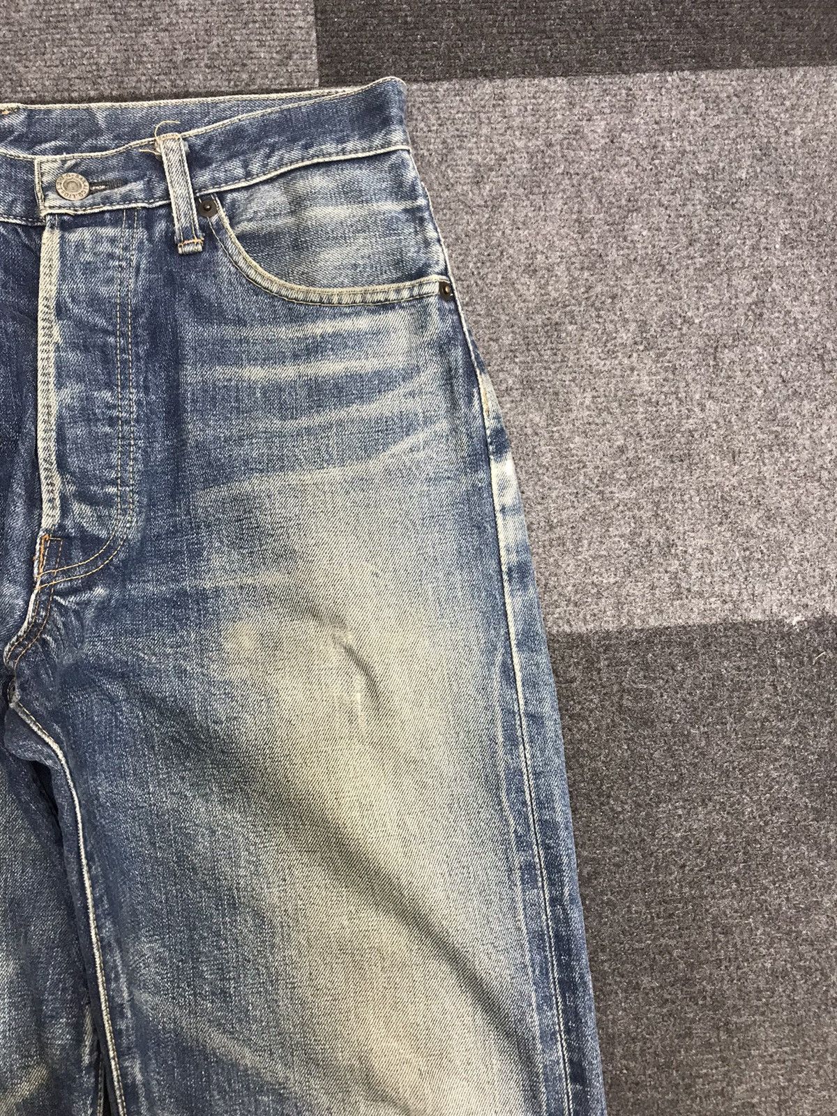 EIGHT-G × Japanese Brand EIGHT G Selvedge Sturdy Distressed Jeans F16 Size US 30 / EU 46 - 9 Thumbnail