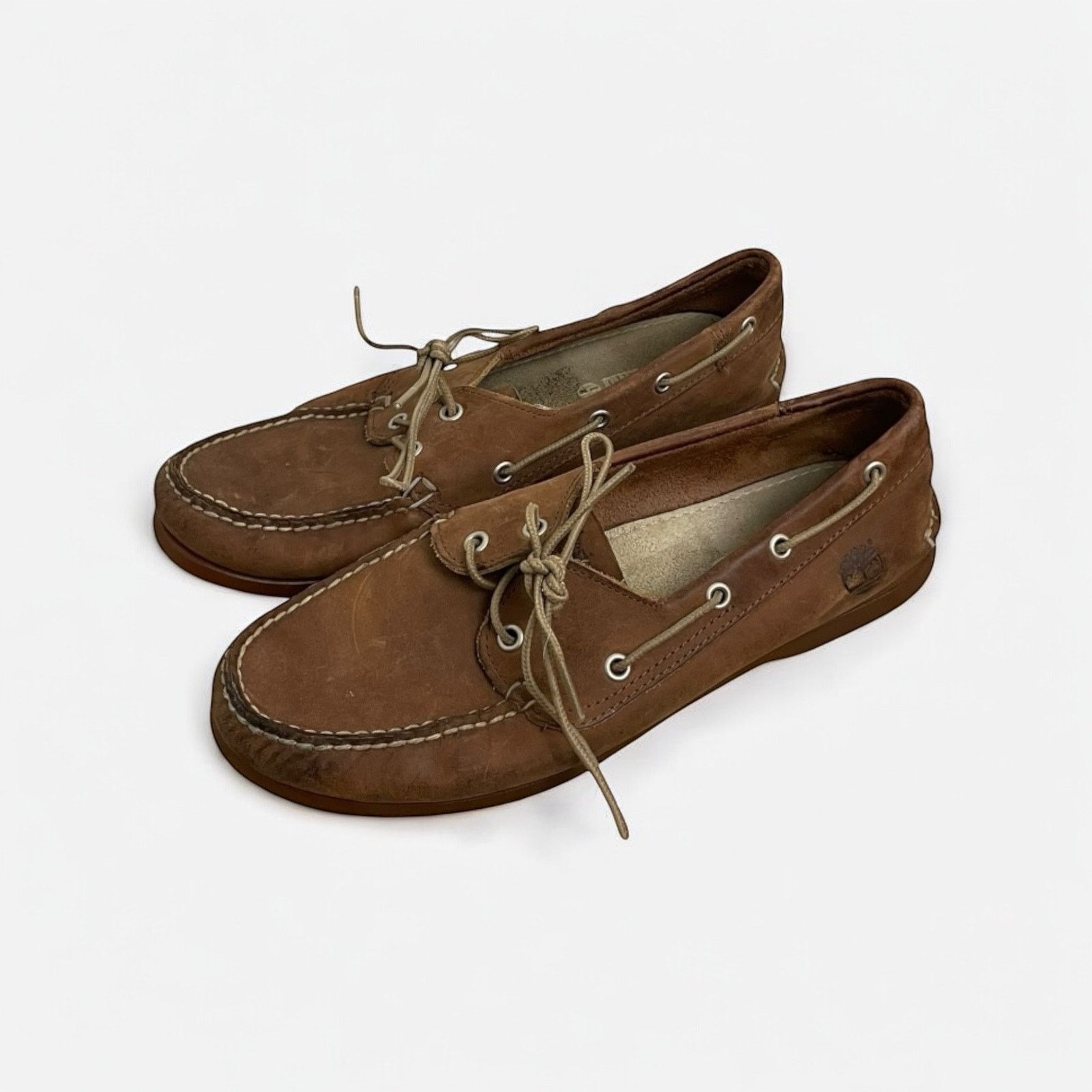 Timberland Timberland Mens Brown Genuine Leather Boat Shoes Size US 9.5 / EU 42-43 - 1 Thumbnail