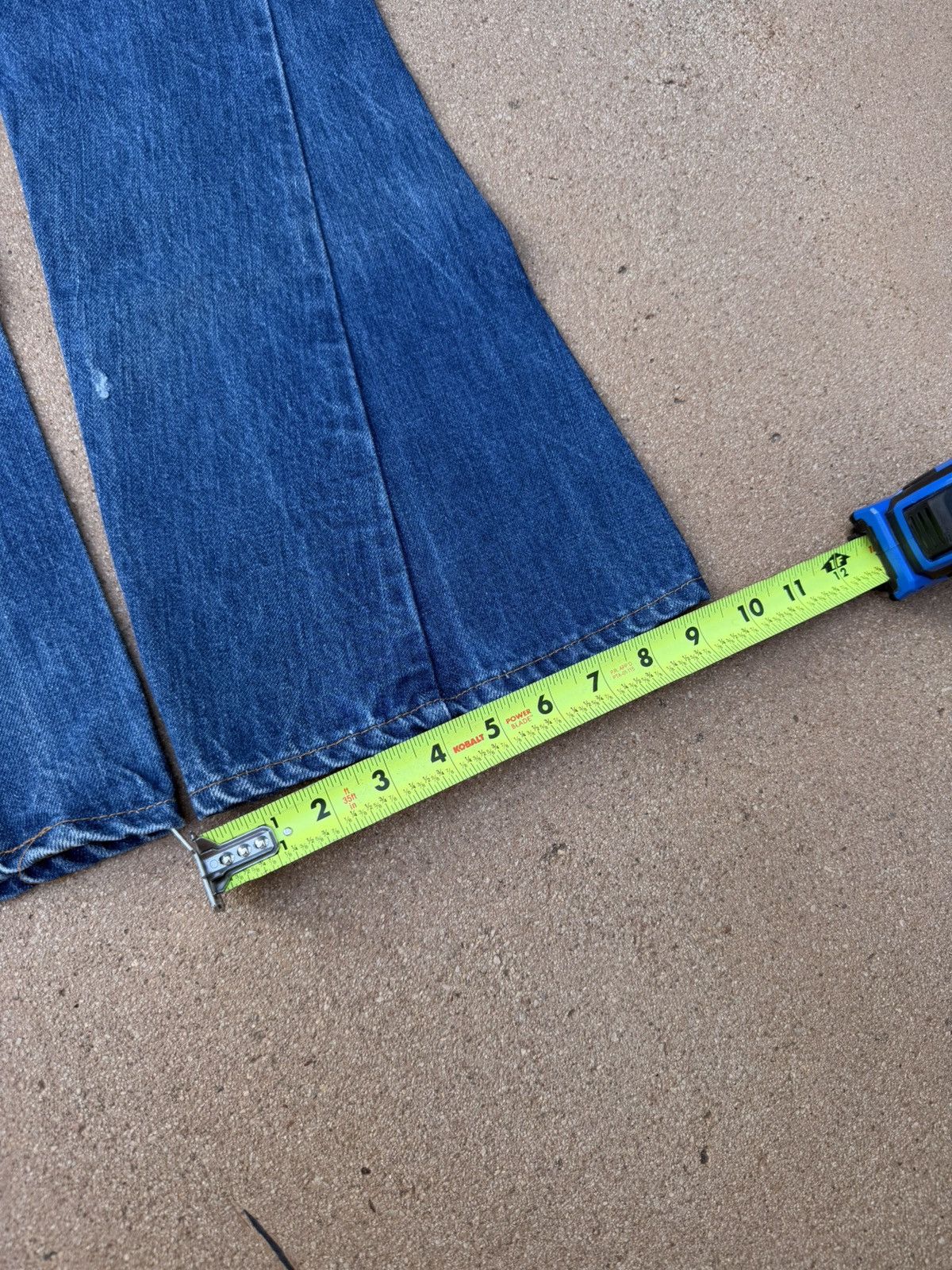 Levi's Vtg 70’s Levi’s 646 Orange Tab Bellbottom Flare Jeans 29x30 Size US 29 - 11 Thumbnail